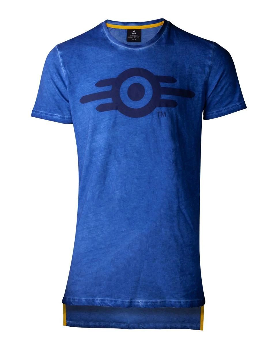 Fallout Print-Shirt FALLOUT T-Shirt Oil Vault Men S M L XL Blau
