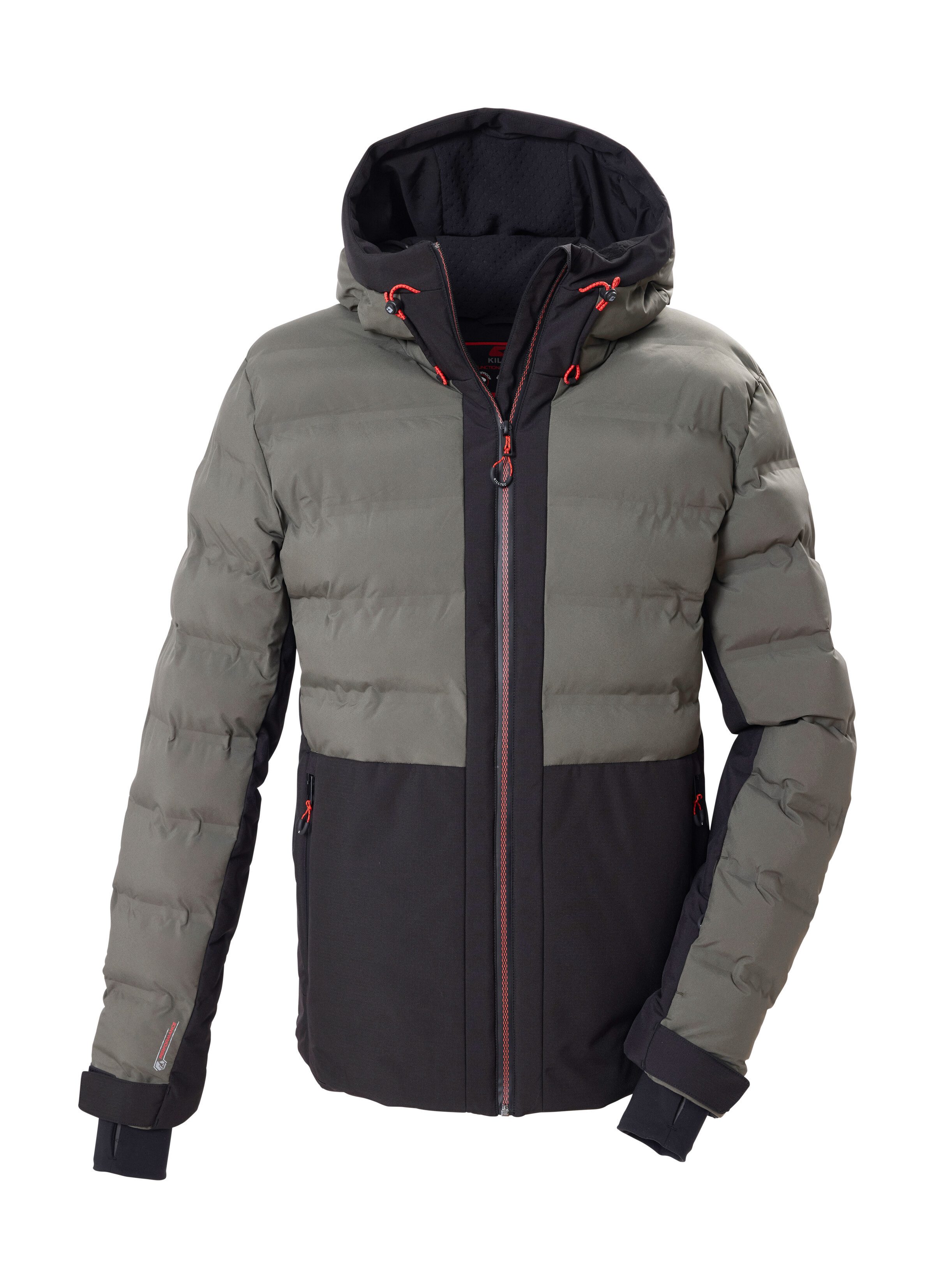 Killtec Skijacke KSW 67 MN SKI JCKT Winddichte, wasserabweisende Skijacke mit Hybridoptik