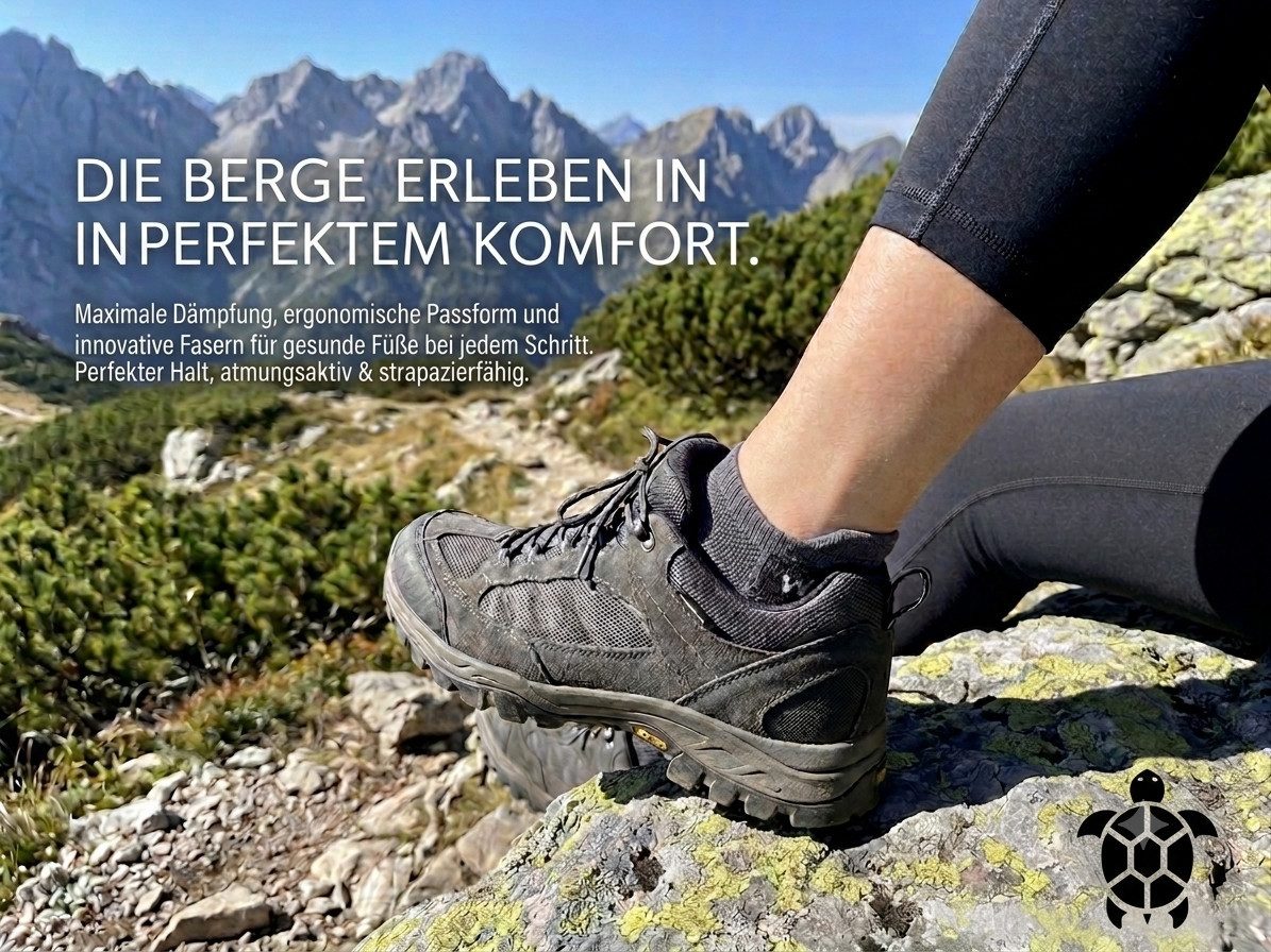 WAIRUA Wandersocken Damen & Herren – Premium Outdoor Socken aus Merino Wolle (2-Paar)