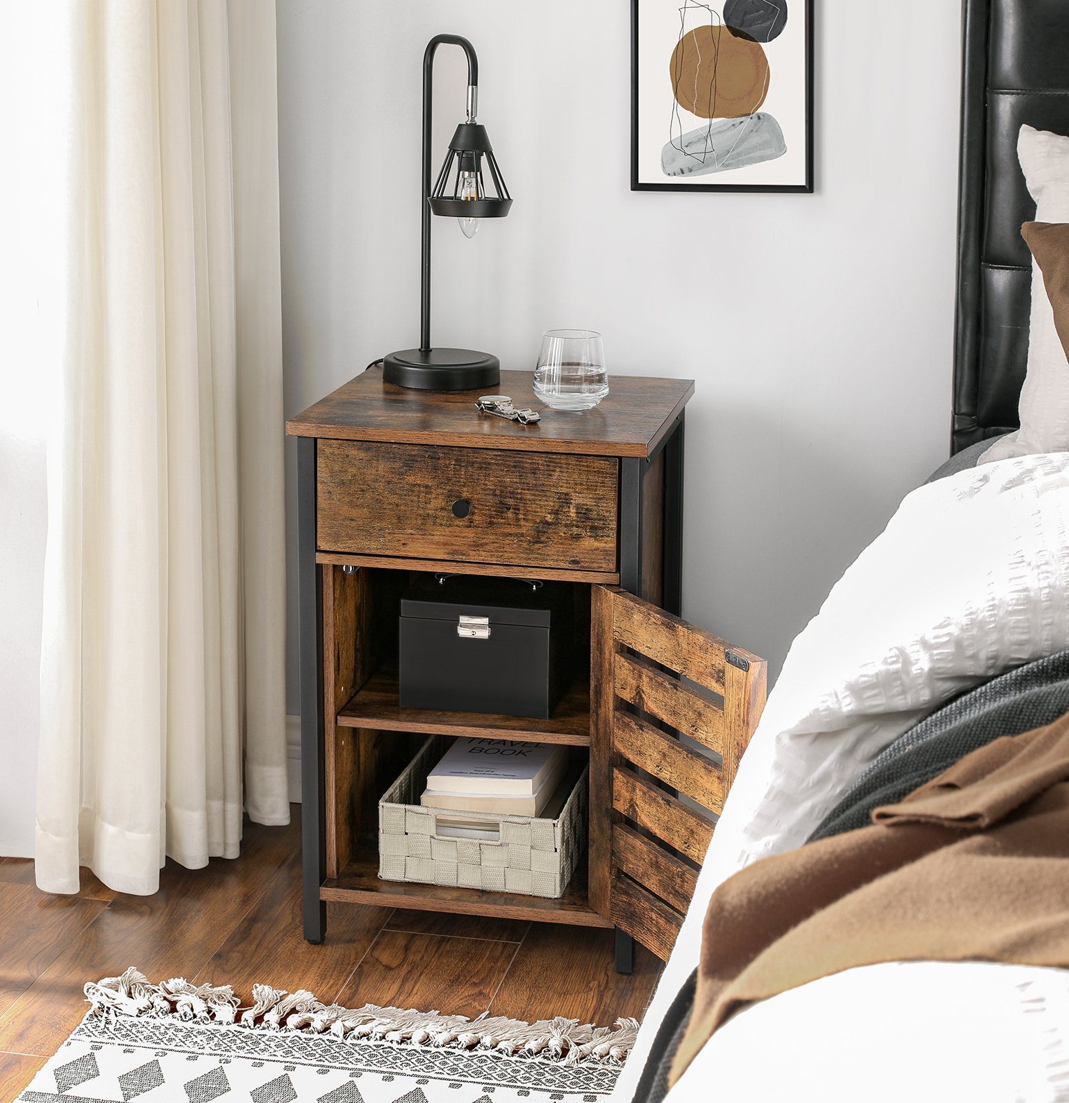 VASAGLE Nachtschrank LET063B01 - VASAGLE 