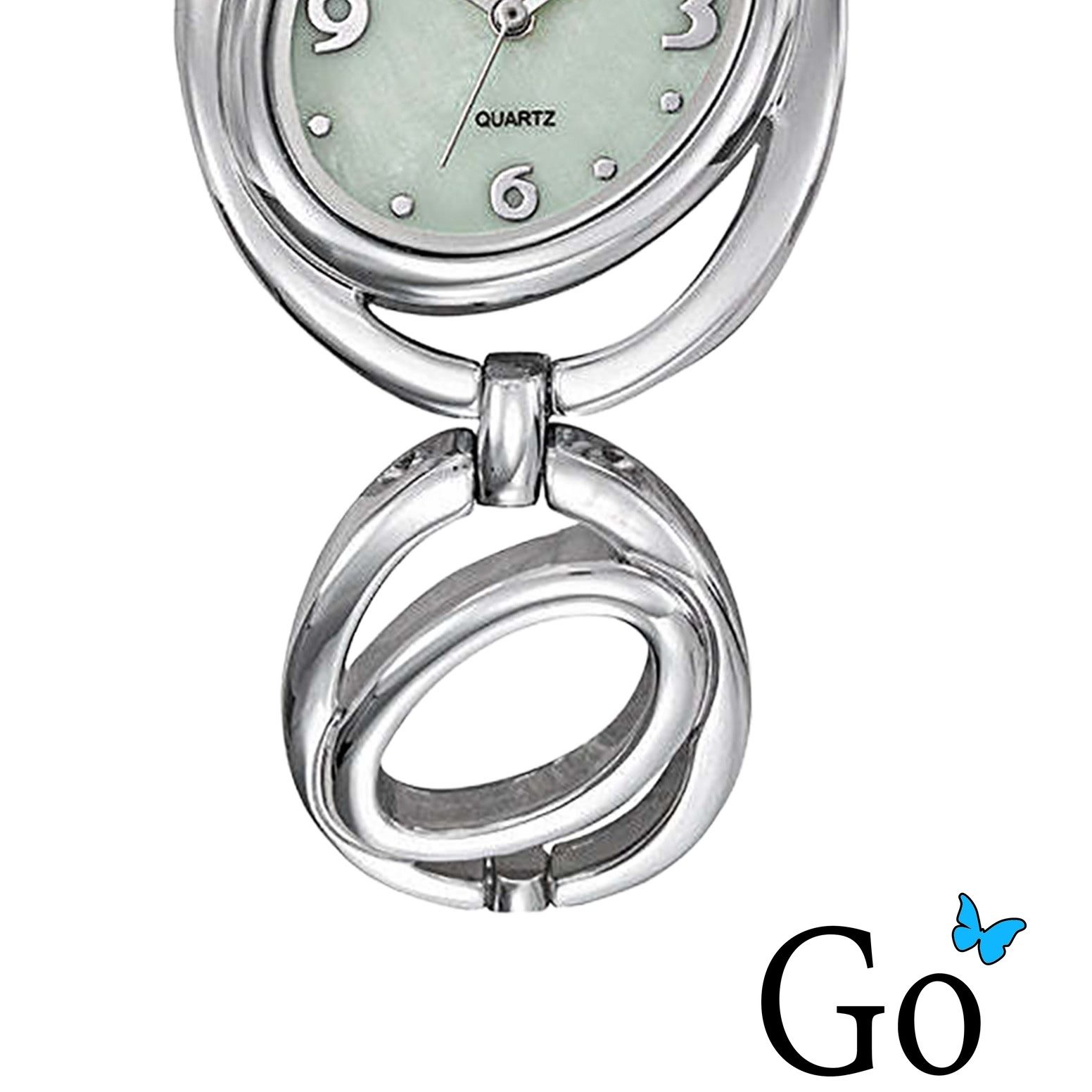 Girl Only Quarzuhr Girl Only GO Damen Armbanduhr, (Analoguhr), Damenuhr GO Silber, klein (ca. 27mm) Metallarmband, Fashion-Style
