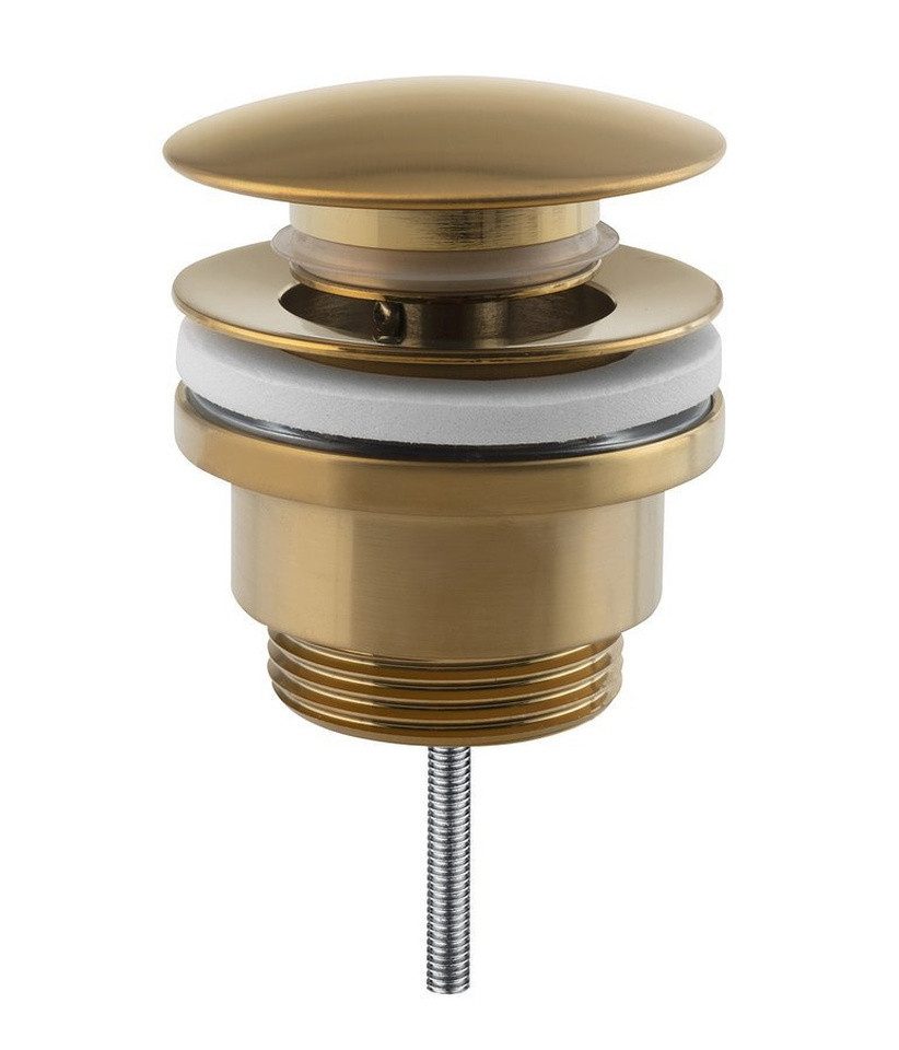 Sapho Ablaufgarnitur Waschbecken-Ablaufgarnitur 5/4", klick-klack, großer Stopfen, 10-55mm Sapho-CV1002GB