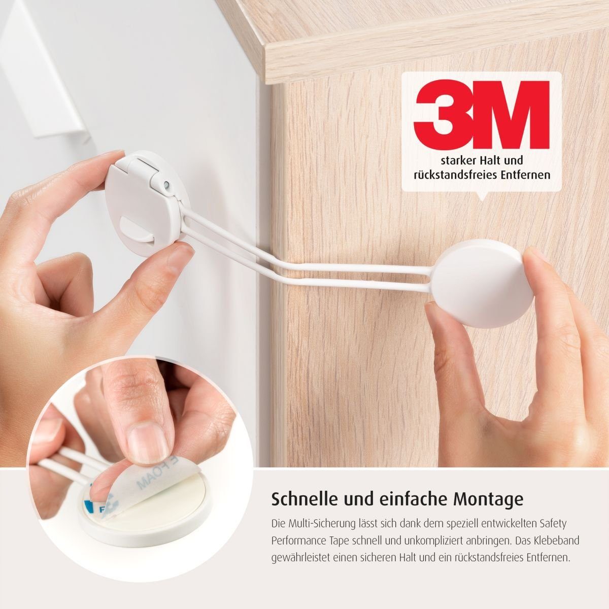 Reer Kindersicherung Multi-Sicherung für Schrank und Schublade günstig online kaufen