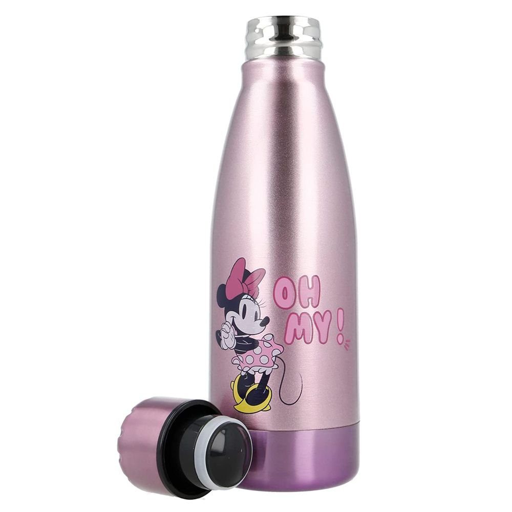 Disney Minnie Mouse Thermoflasche Thermo-Trinkflasche 340 ml Minnie Mouse Kinder Edelstahl Flasche