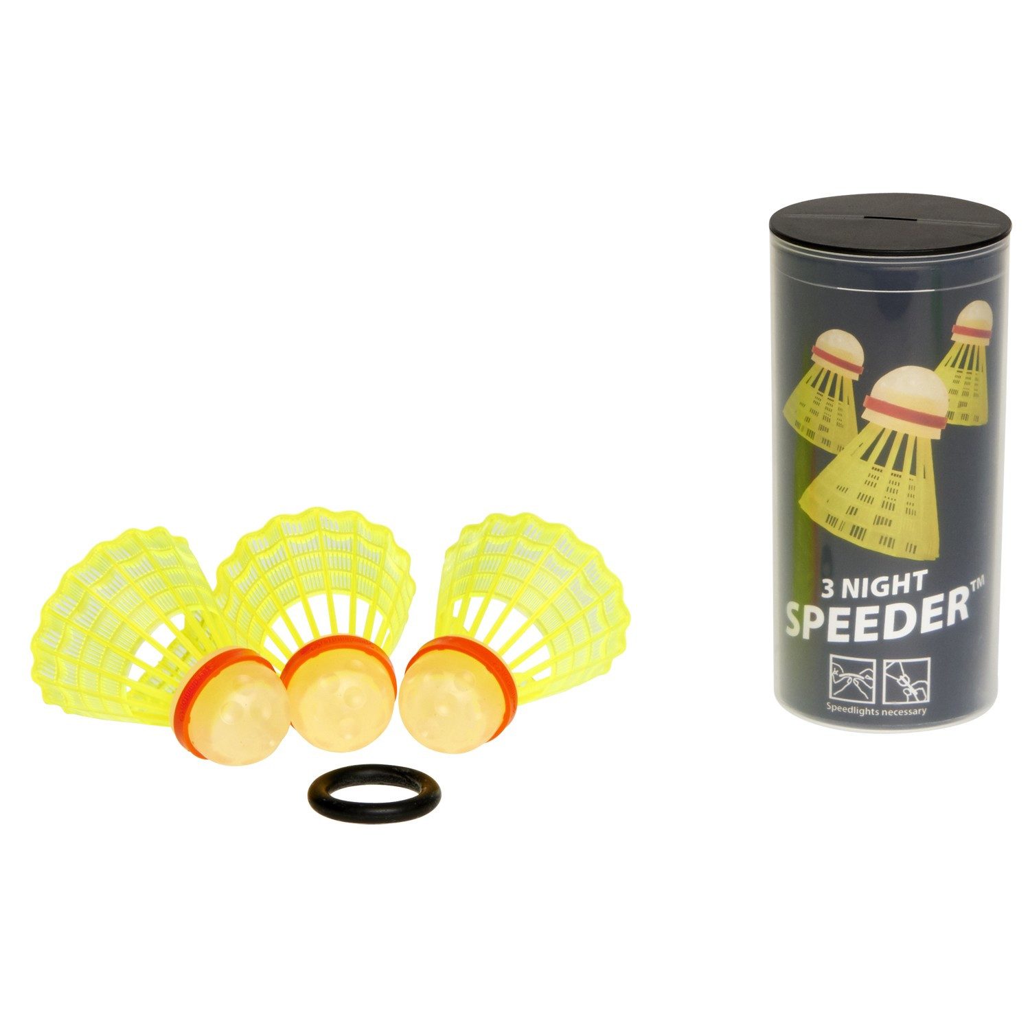 Speedminton Speed-Badmintonschläger Speedminton 400224 - Speedertube 3er NIGHT