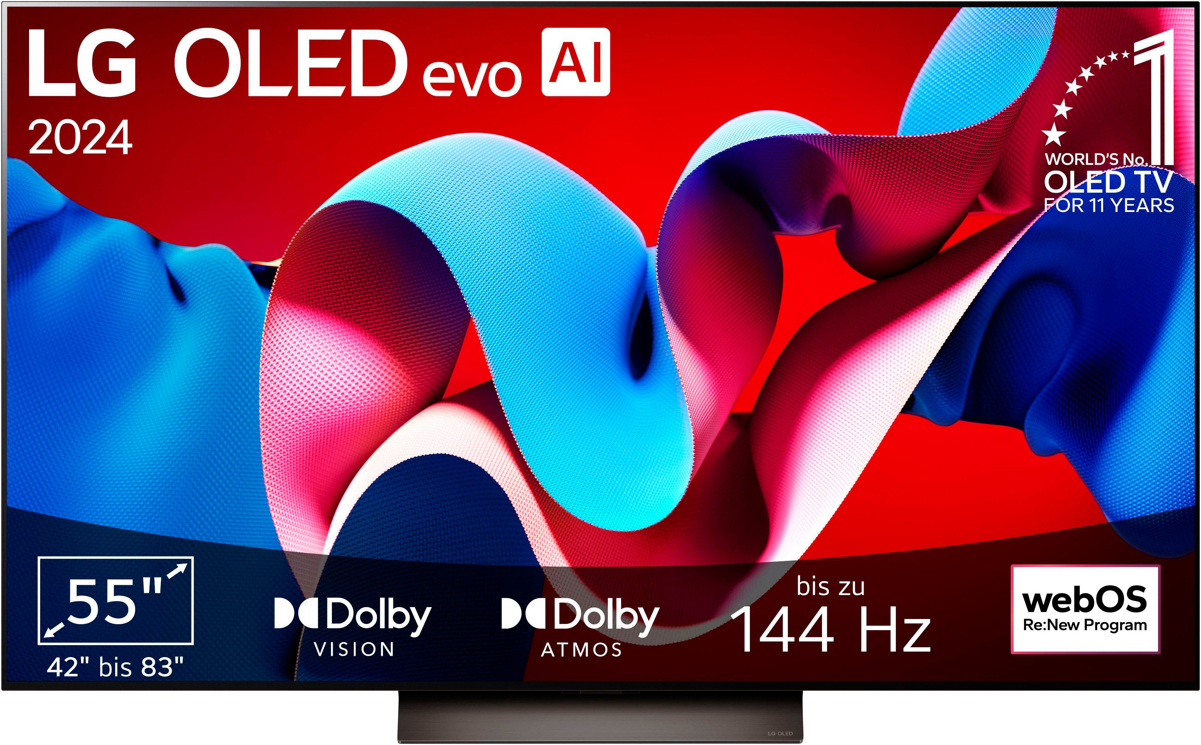 LG OLED55C47LA OLED-Fernseher (139 cm/55 Zoll, 4K Ultra HD, Smart-TV)