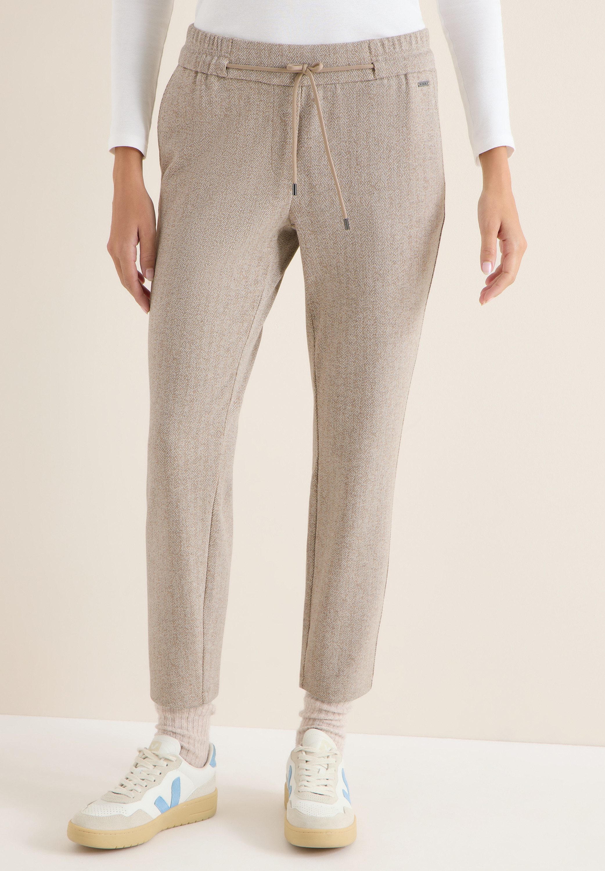 CECIL Jogger Pants Middle Waist