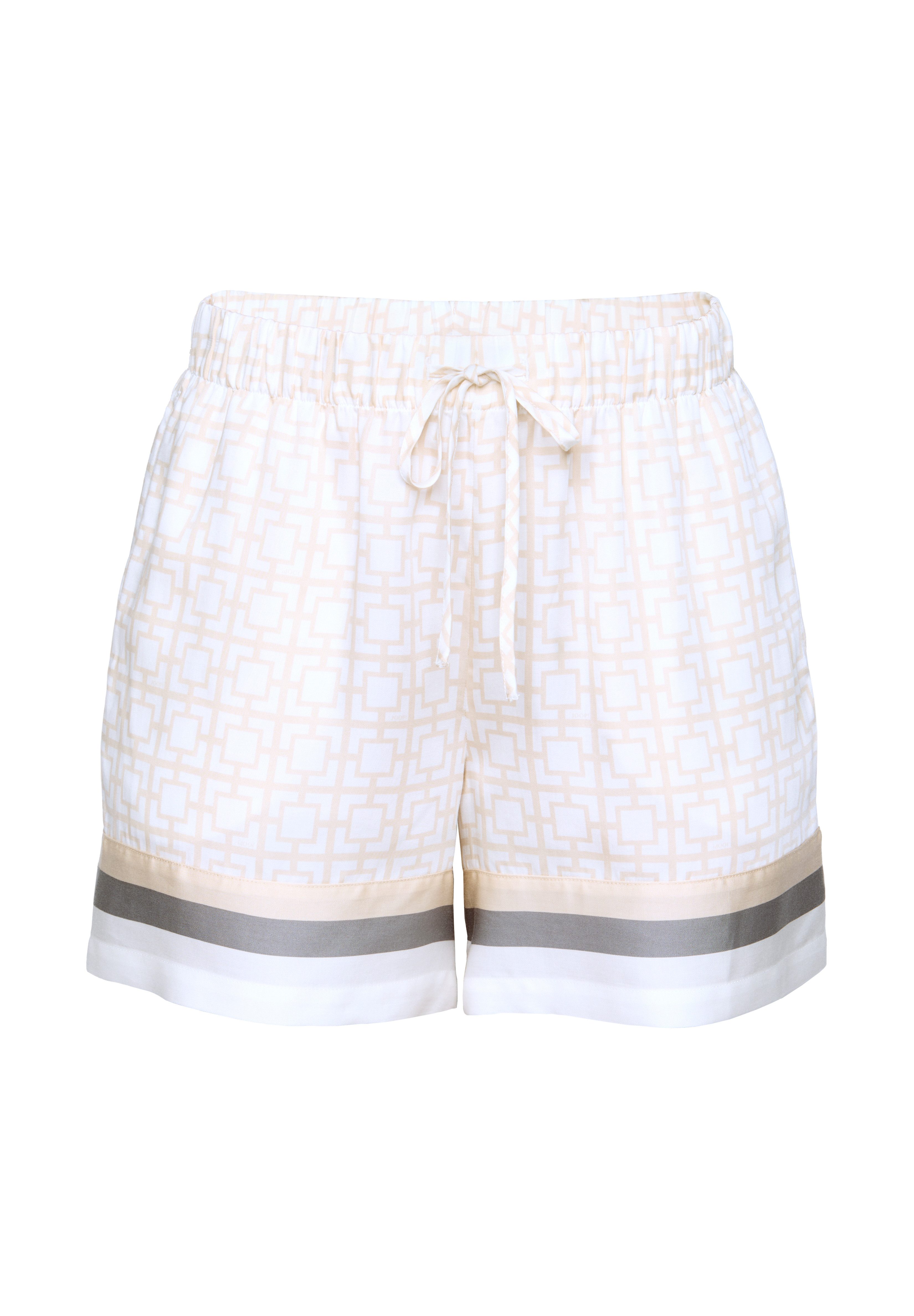 JOOP! Shorts Modern Essence mit grafischem Muster, Gummizug und Bindeband