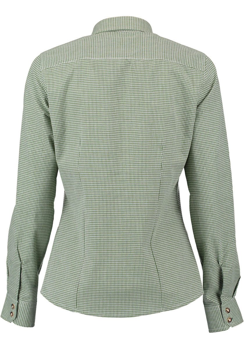 OS Trachten Trachtenbluse Ututu Langarmbluse mit Hirsch-Stickerei auf der B günstig online kaufen