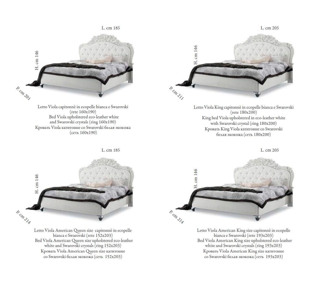 (Bett) Italienische JVmoebel Betten Holz Bett Design déco Stil Möbel Klassische Bett Art