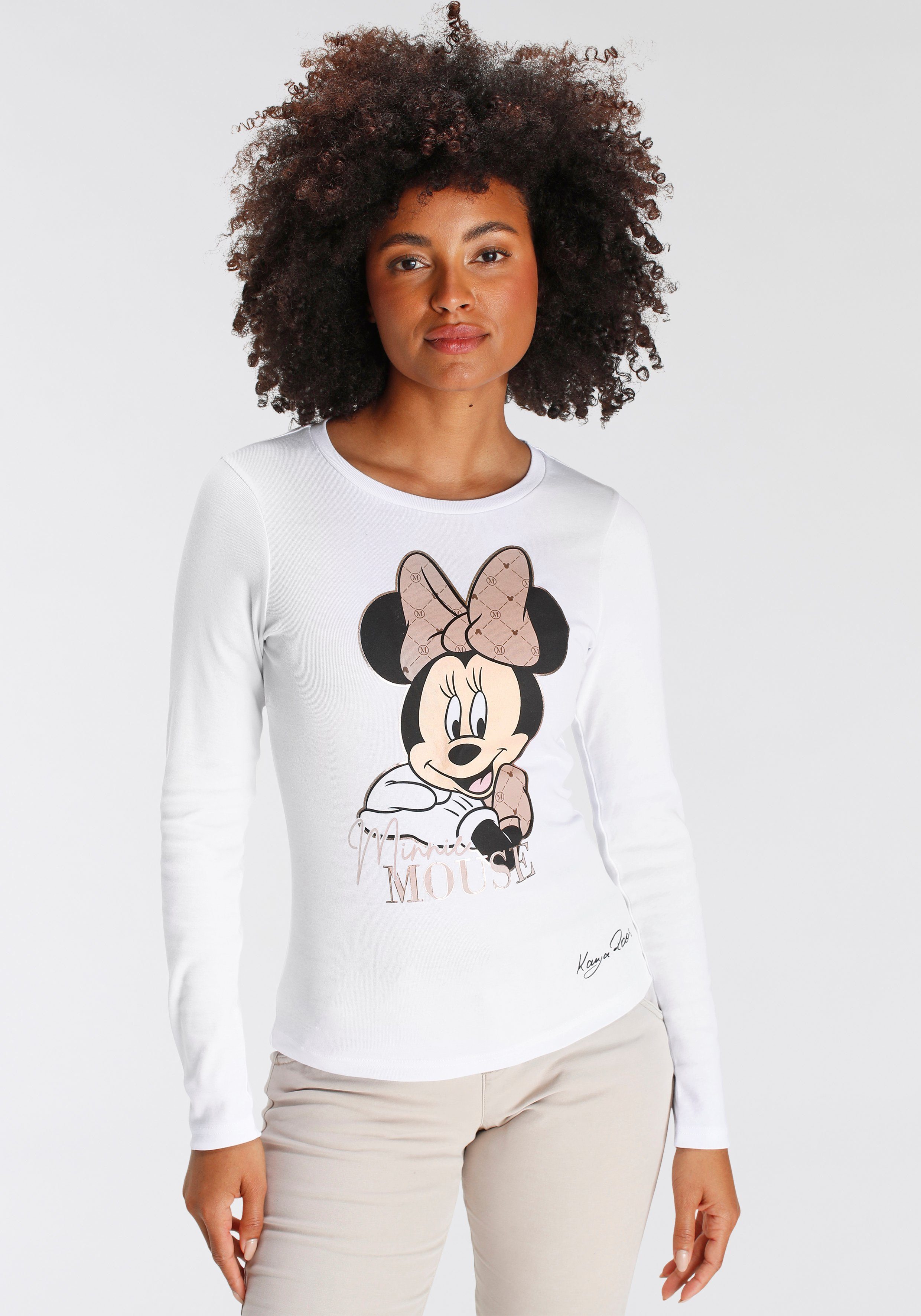 KangaROOS Langarmshirt mit lizensiertem Mickey Mouse Druck