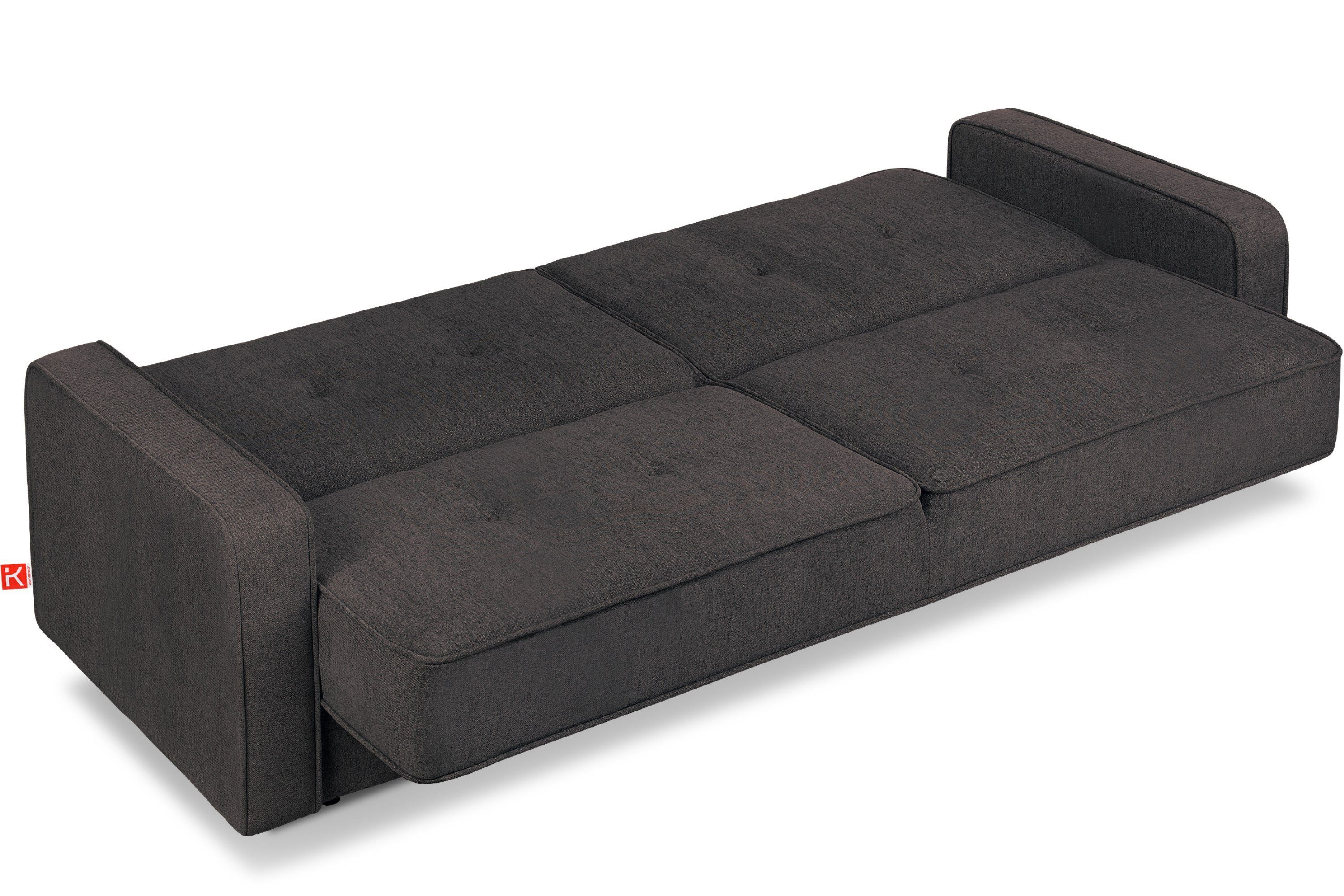 Konsimo Schlafsofa ORIO Sofa 3 Liegefläche: Schlaffunktion Personen, mit 219x90cm, Wellenunterfederung, mit