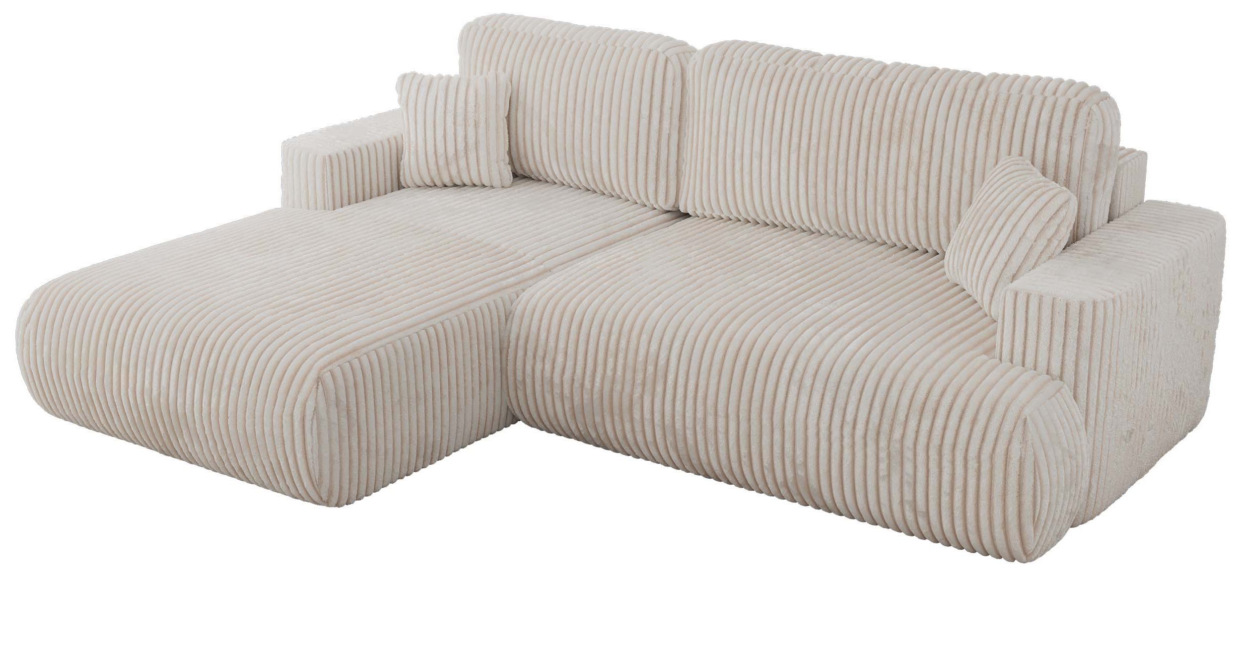 MKS MÖBEL Ecksofa OVO L, Set, mit Schlaffunktion und Bettkasten, DL-Automat günstig online kaufen