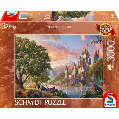 Schmidt Spiele Puzzle Disney Belle's Magical World, 3000 Puzzleteile