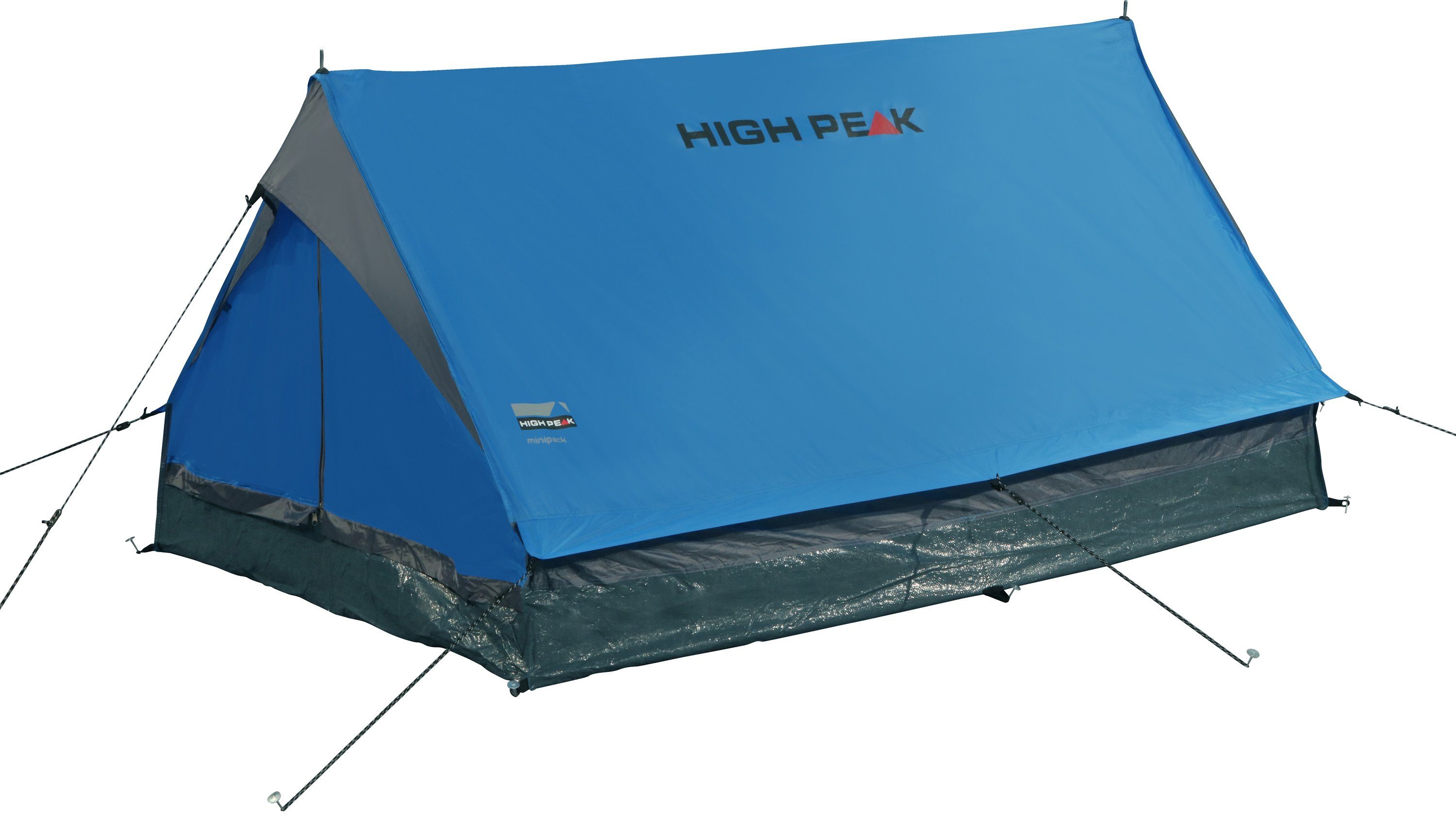 High Peak Hauszelt Minipack, mit Personen: 2 (Set, Transporttasche)