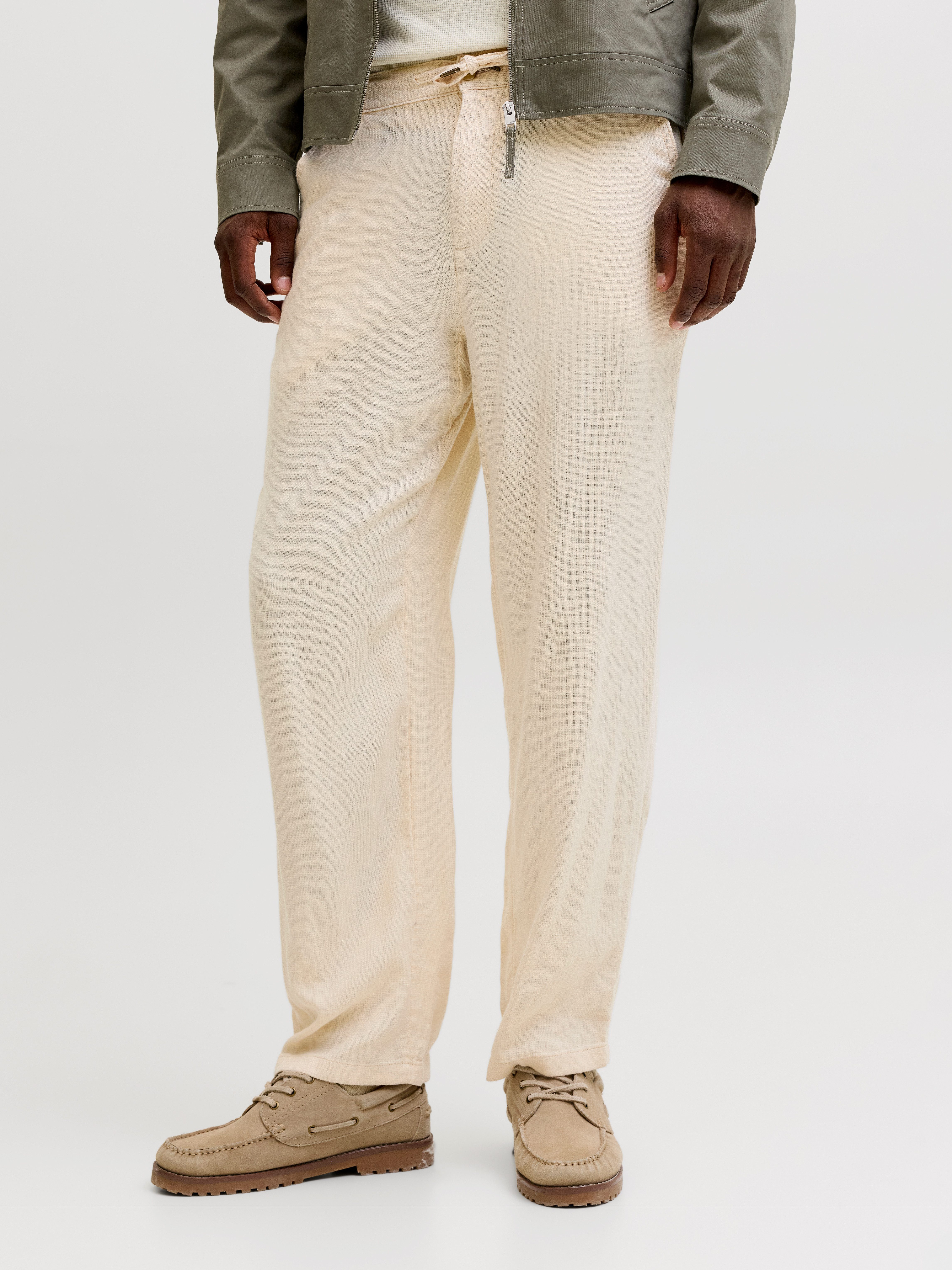 Jack & Jones Chinohose JPSTKARL MYKONOS LINEN BLEND CHINO günstig online kaufen