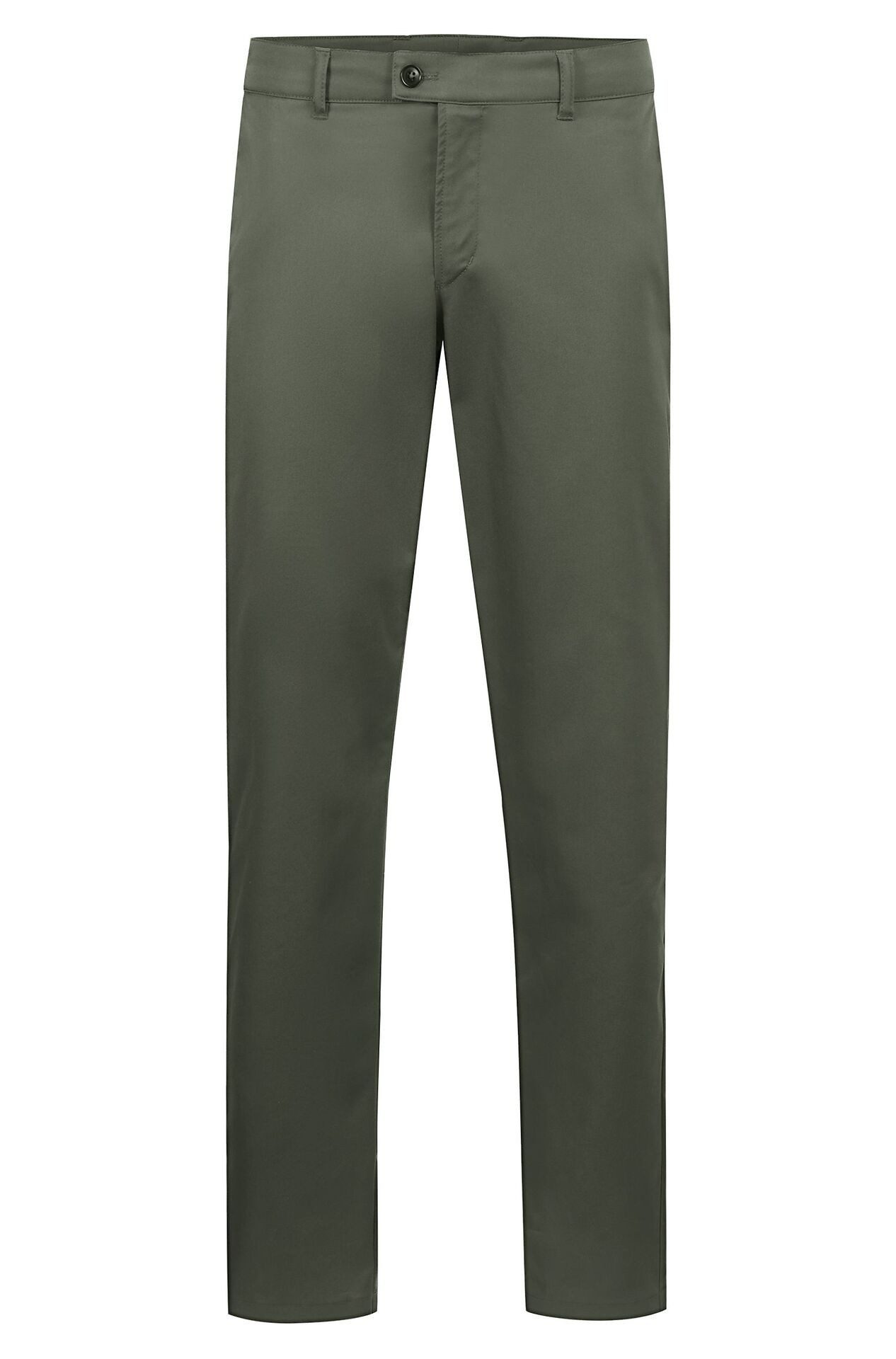 GREIFF Anzughose Greiff Corporate CASUAL Herren Chino-Hose Regular-Fit Olivgrün