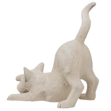 Aubaho Dekofigur Türstopper Katze Figur Skulptur Eisen 23cm Antik-Stil