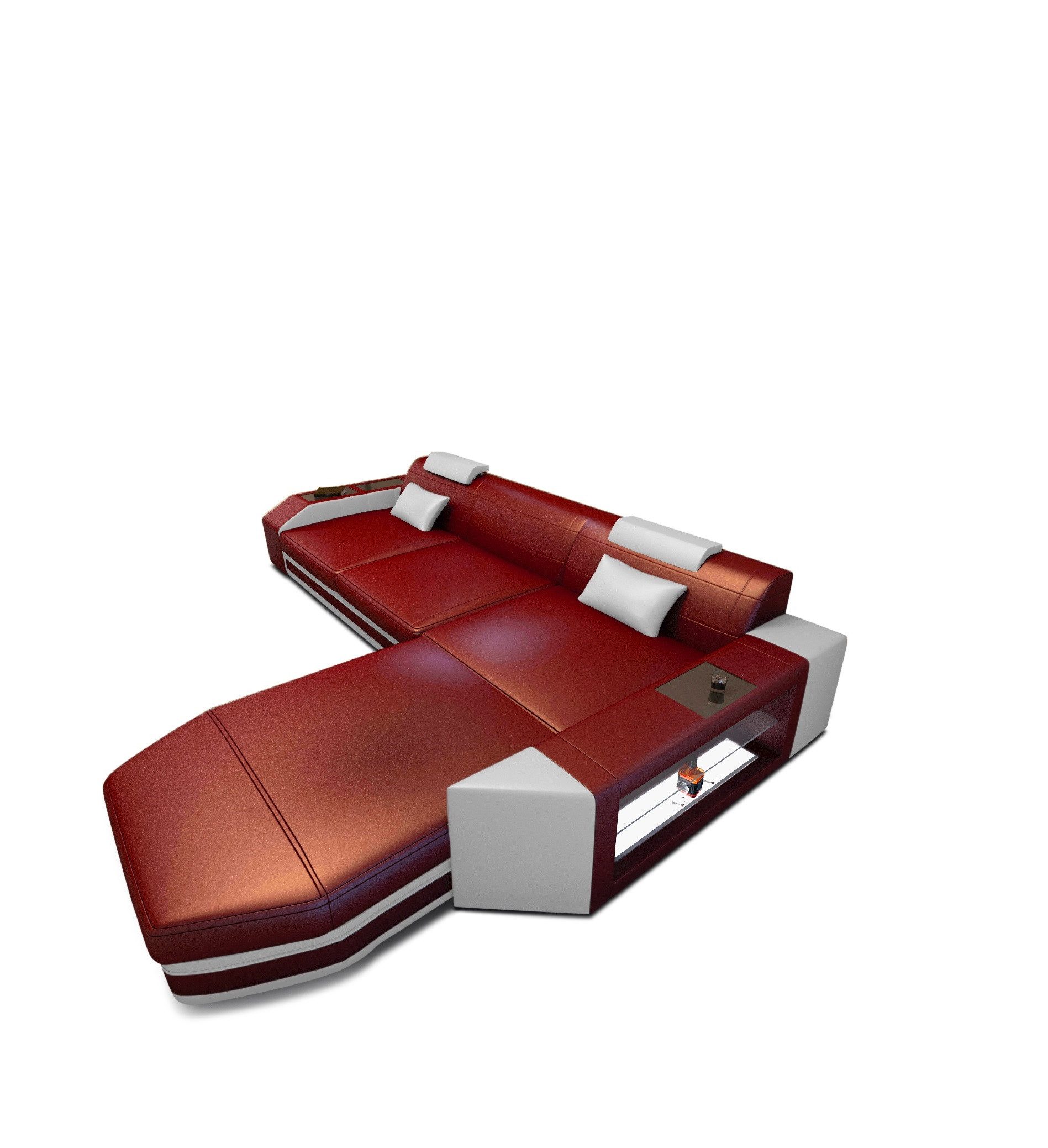 Sofa Dreams Ecksofa Ledercouch Sofa Leder günstig online kaufen