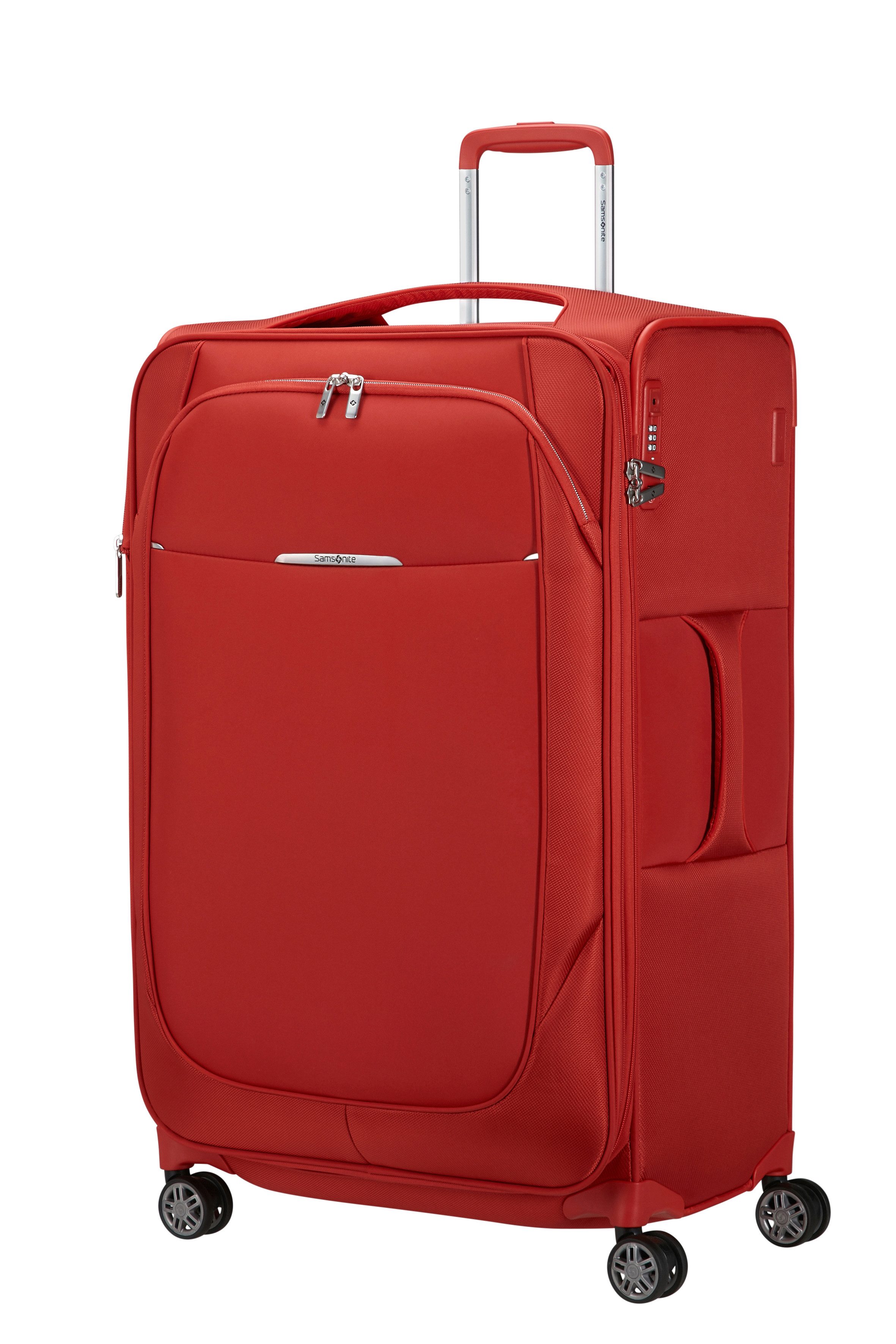 Samsonite Weichgepäck-Trolley RE-LITE, verschiedene Größen und Farben, 4 Rollen, mit arretierbarem und versenkbarem Druckknopf-Trolleysystem