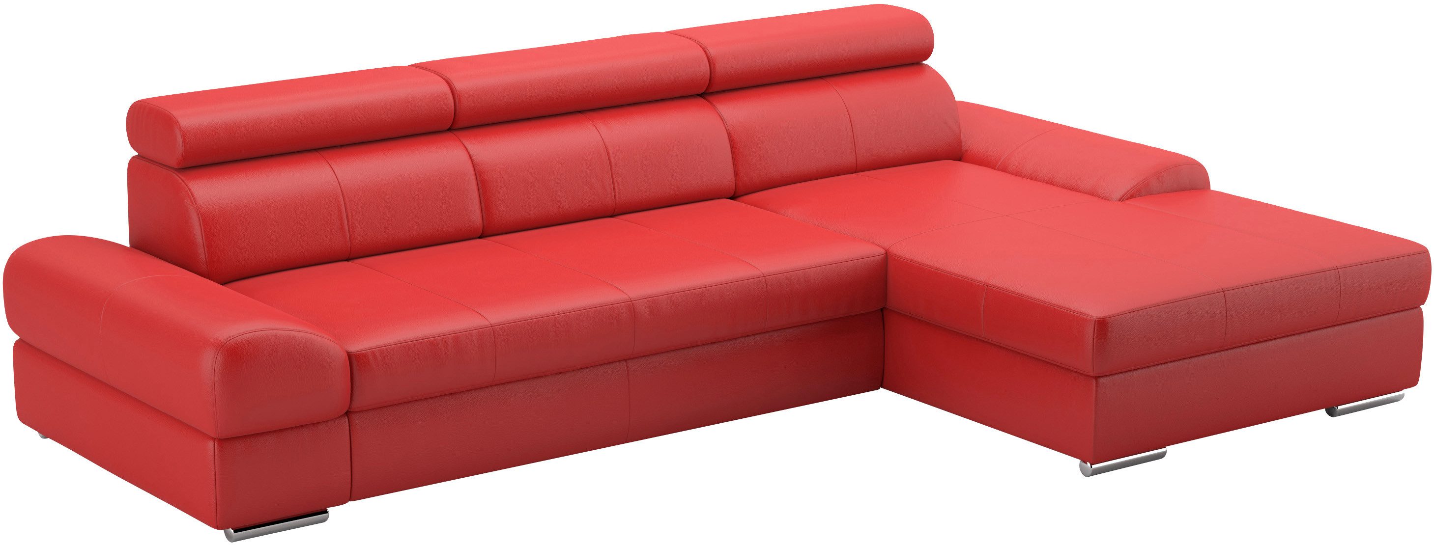 sit&more Ecksofa Broadway L-Form, inklusive Kopfteilverstellung, wahlweise mit Bettfunktion