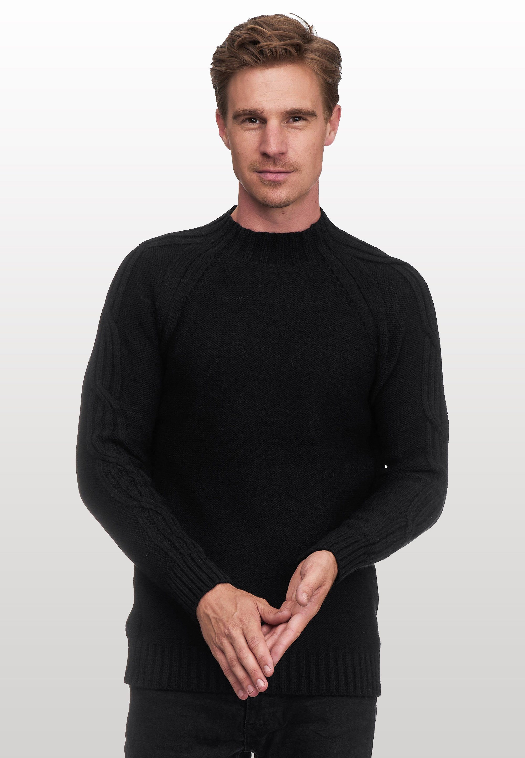 Rusty Neal Strickpullover mit elegantem Stehkragen