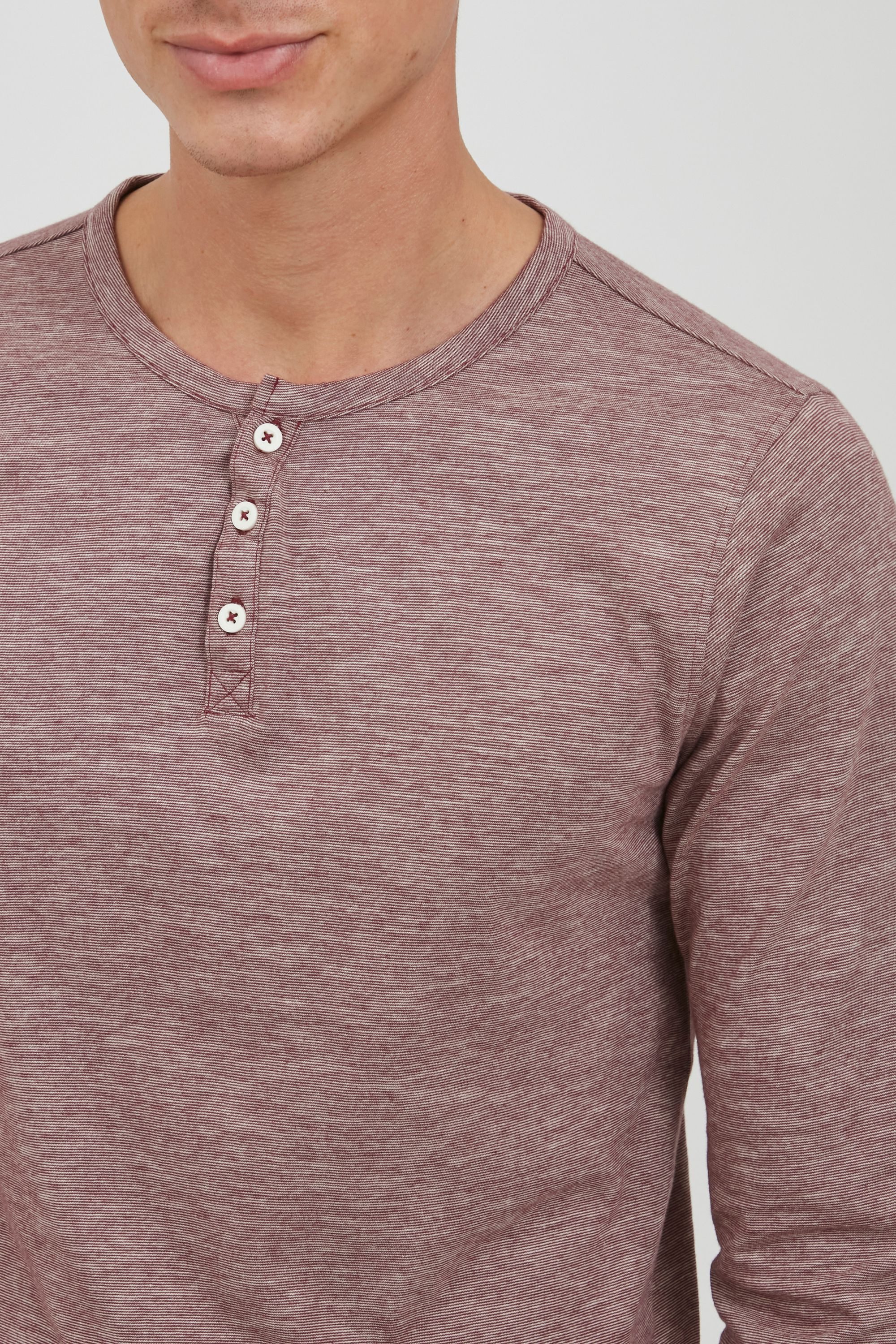 11 Project Longsleeve PRTumelo Longsleeve mit Grandad-Ausschnitt