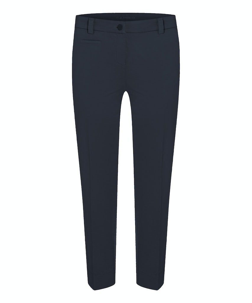 Stoffhose cropped midnight / CAMBIO deep 496 blue / Cambio Da.Casual-Hose Stella