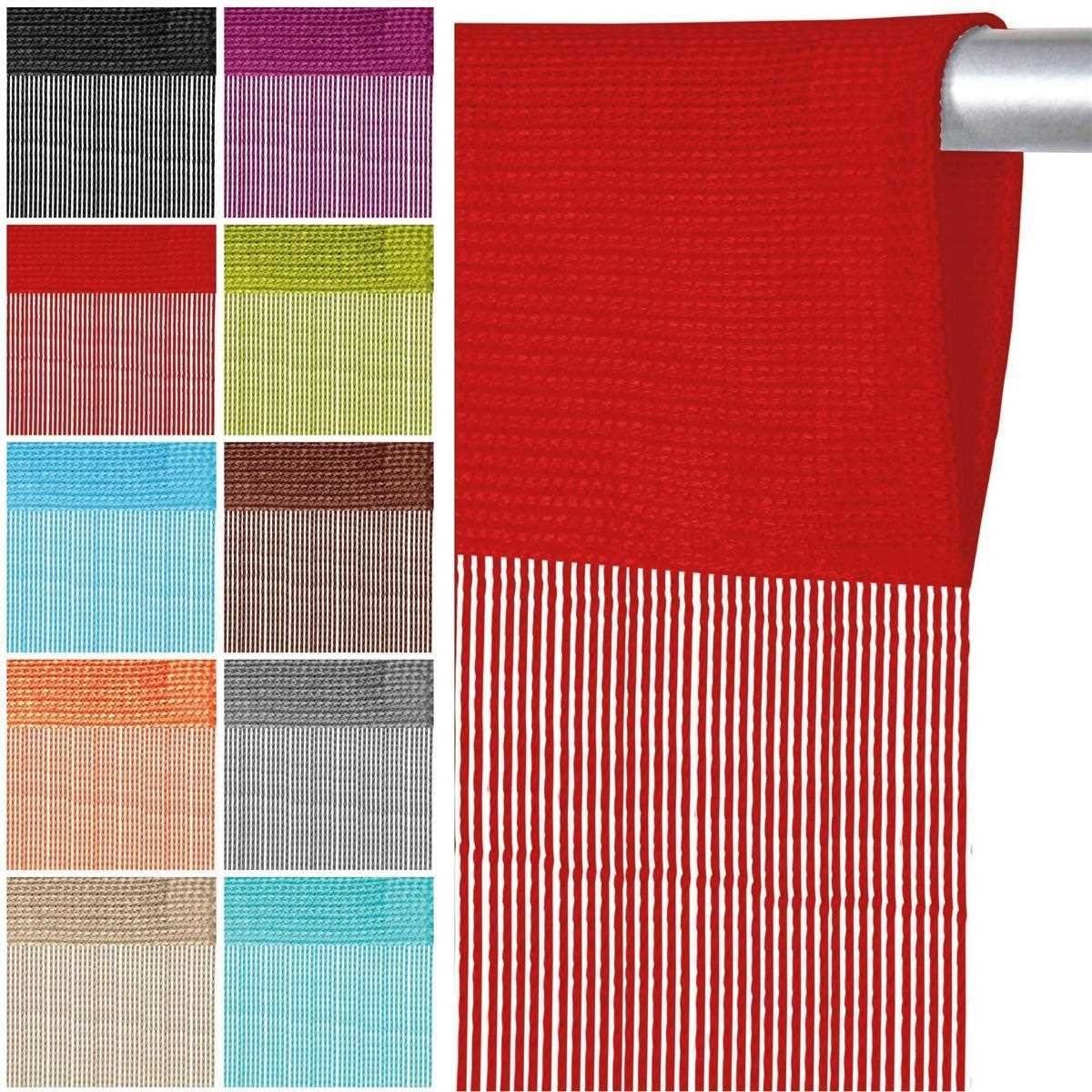 Arsvita Fadenvorhang "Prince" (1 St), Stangendurchzug, abdunkelnd, 100% Mikrofaser, hochwertig, individuell kürzbar, bei 30°C waschbar