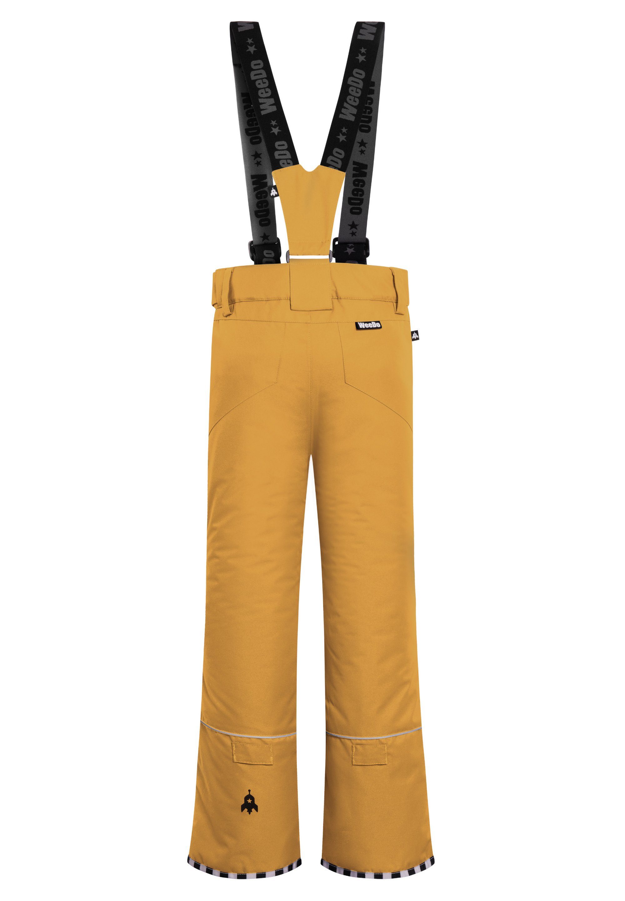 WeeDo Schneehose LIODO Löwe Schneefang mit Haken für Snowboardschuhe, Hosenbein zum Hochknöpfen