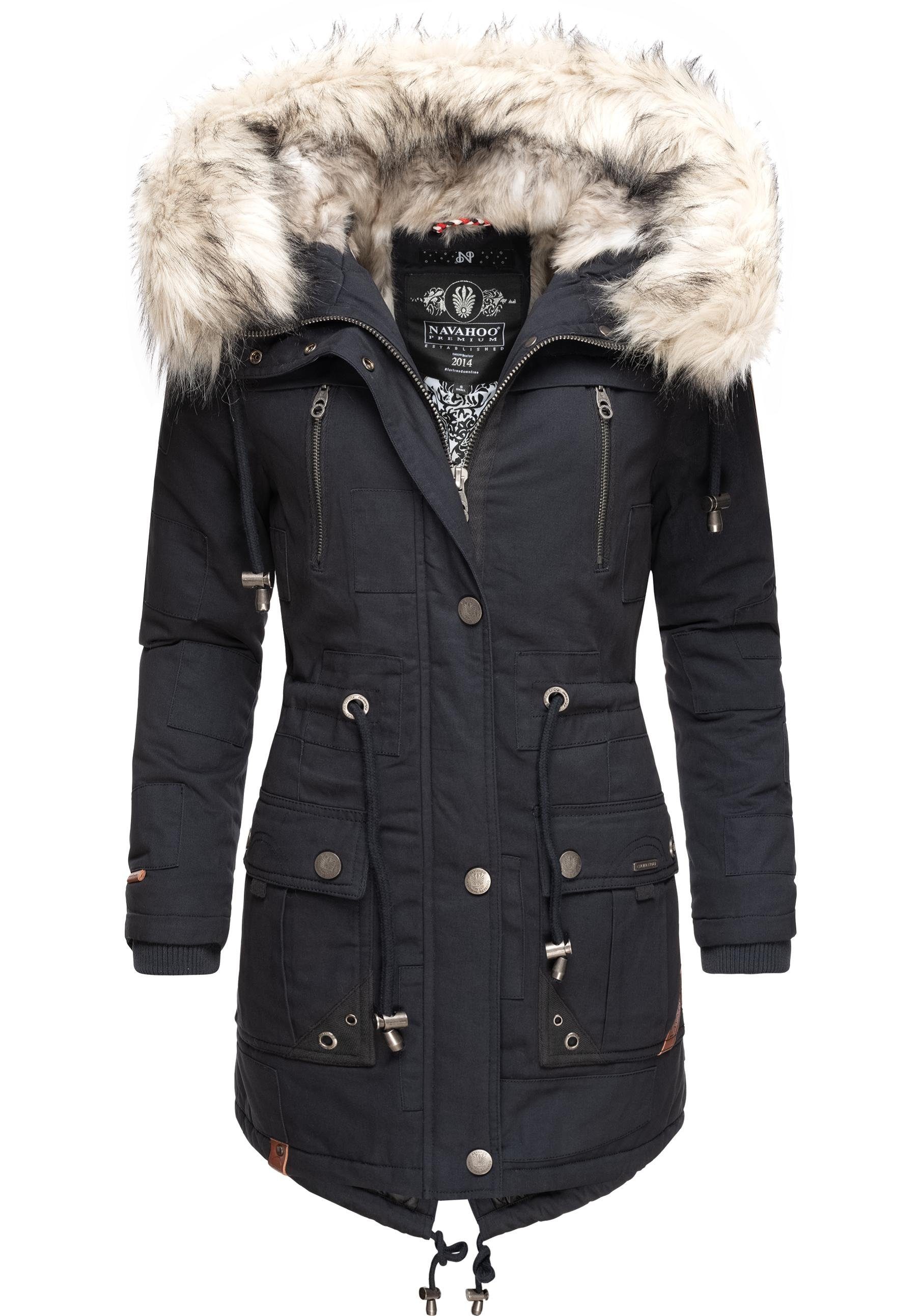 Navahoo Wintermantel Honigfee stylischer Baumwollparka mit günstig online kaufen