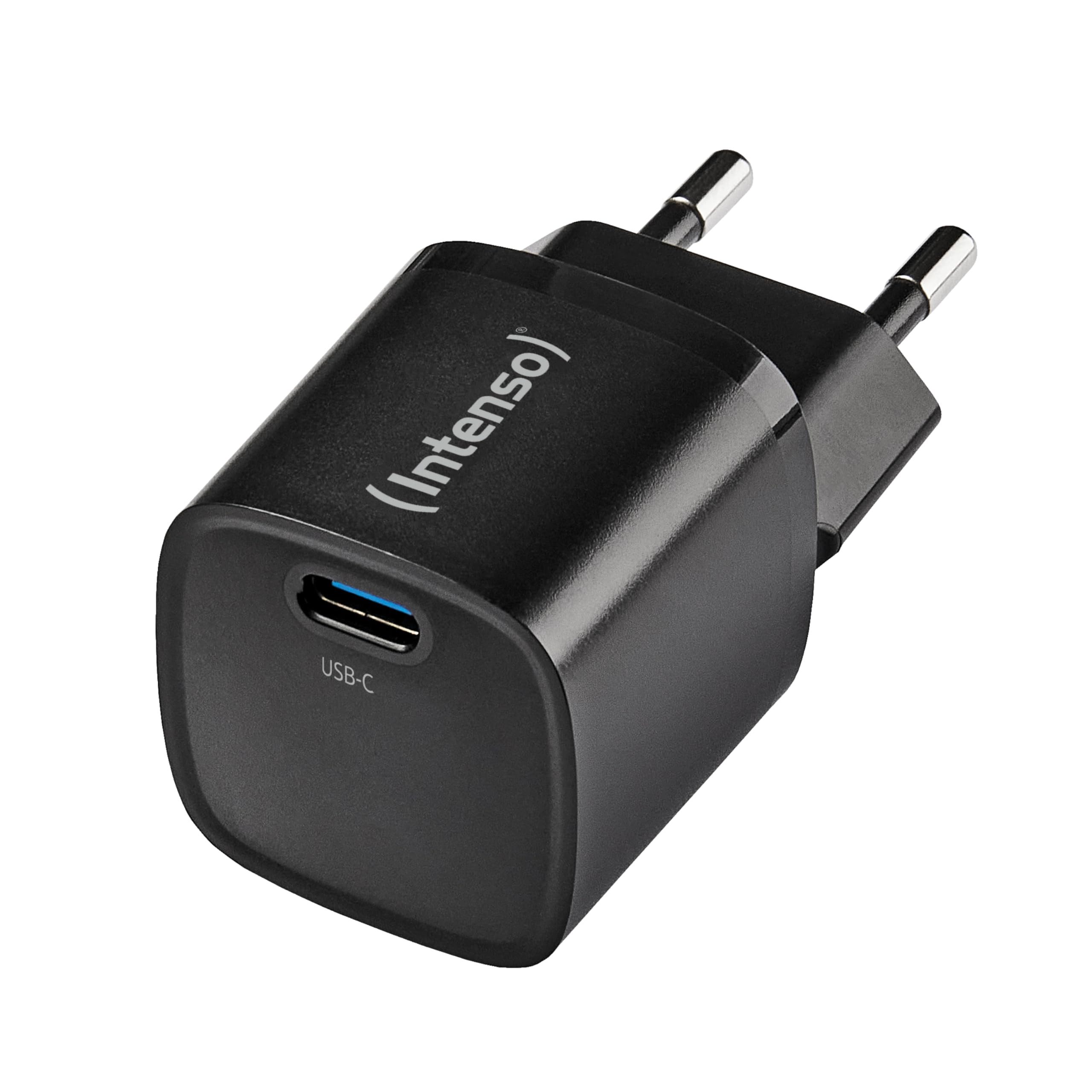 Intenso 7803060 Ladestation (GaN-Technologie, 30W, USB-C, kompakt, effizient)