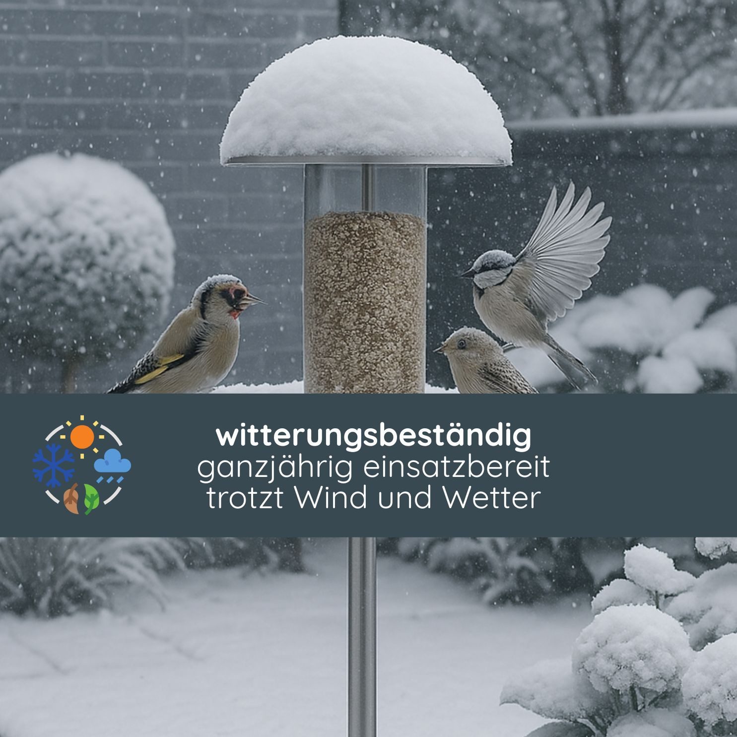 MeLiTec Vogelhaus VH04, Edelstahl günstig online kaufen