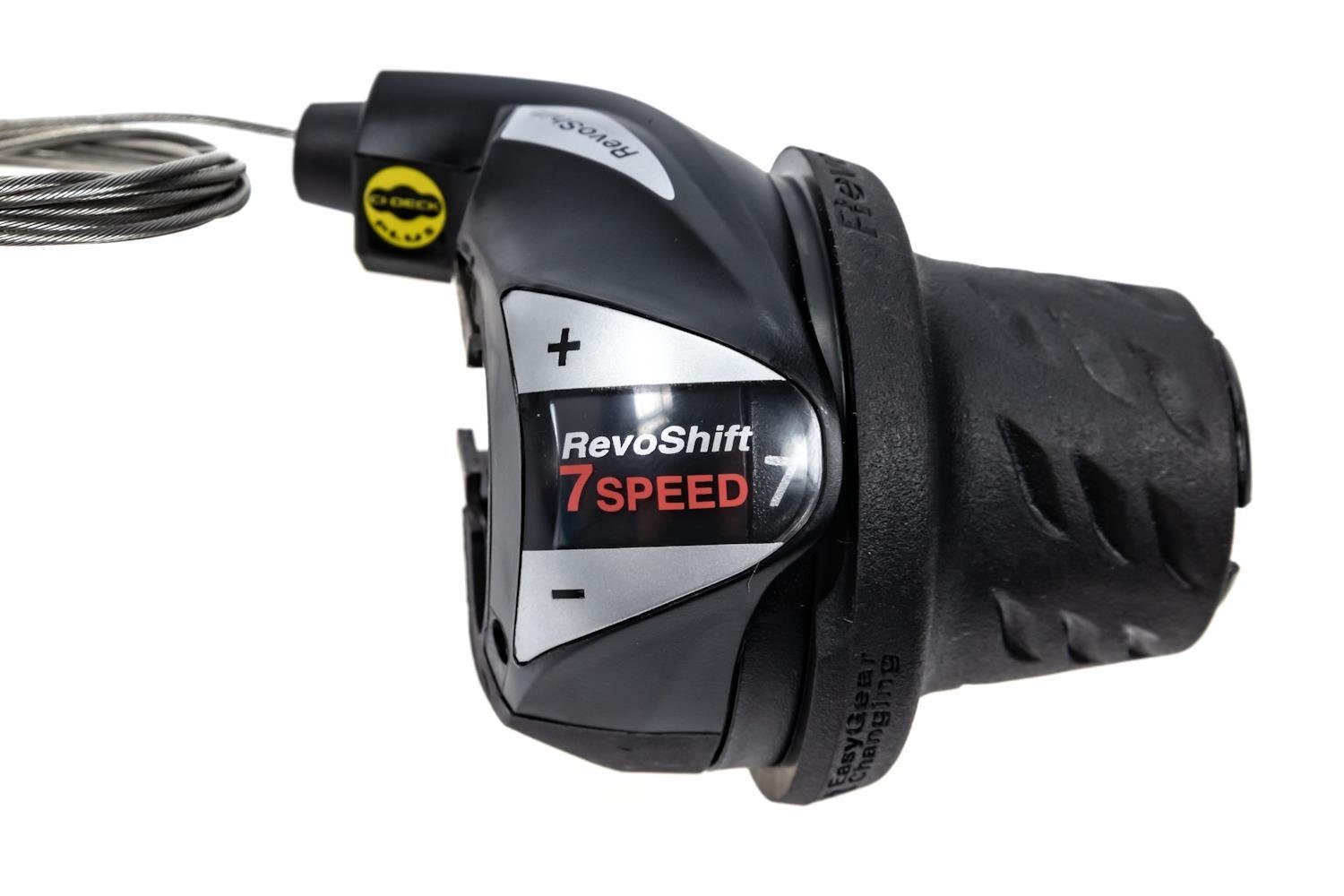Schaltung Shimano 7-fach Revoshift Schaltung inkl. Schaltzug Ketteschaltung