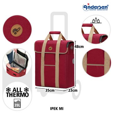 Andersen Einkaufsshopper Scala Shopper Plus mit Tasche Ipek MI in Rot oder Schwarz