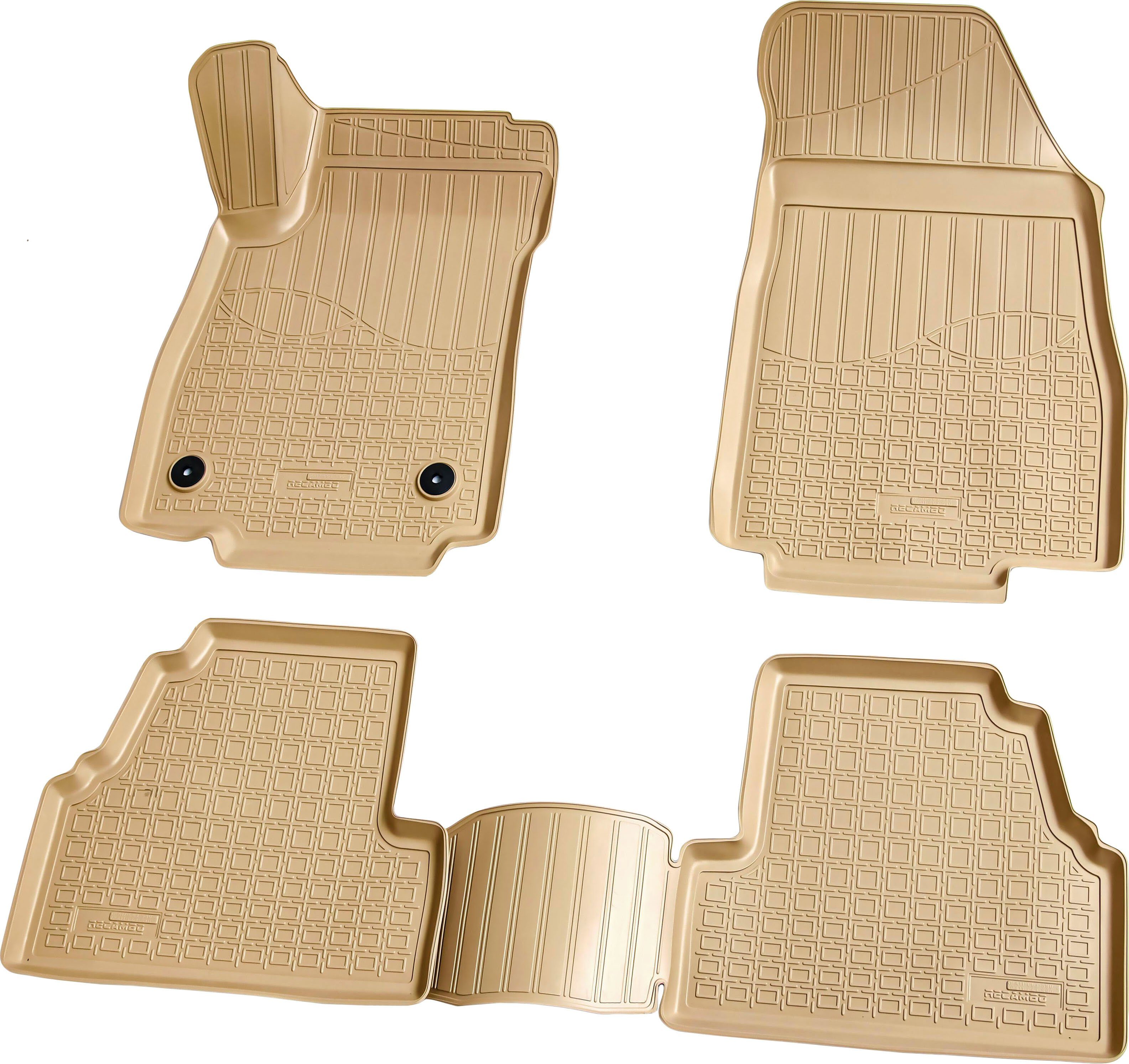OPEL Passform-Fußmatten (4 X der Mokka, Hohe für Gummiqualität Passform, 2019, Lebensdauer perfekte St), Material) – 2012 längere Automatten - Mokka RECAMBO CustomComforts (TPE