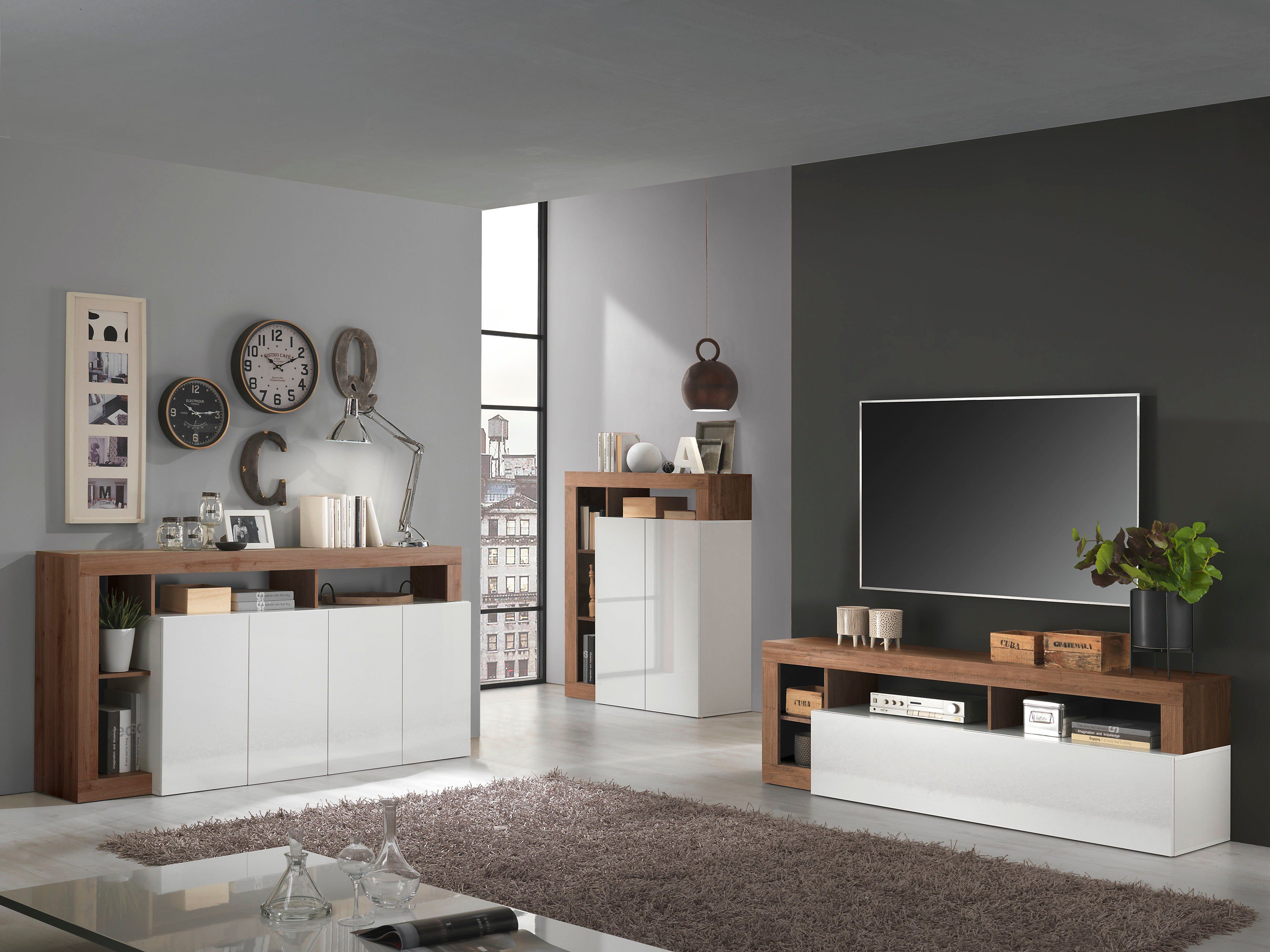 Home affaire Sideboard Hamburg, Breite 184 cm