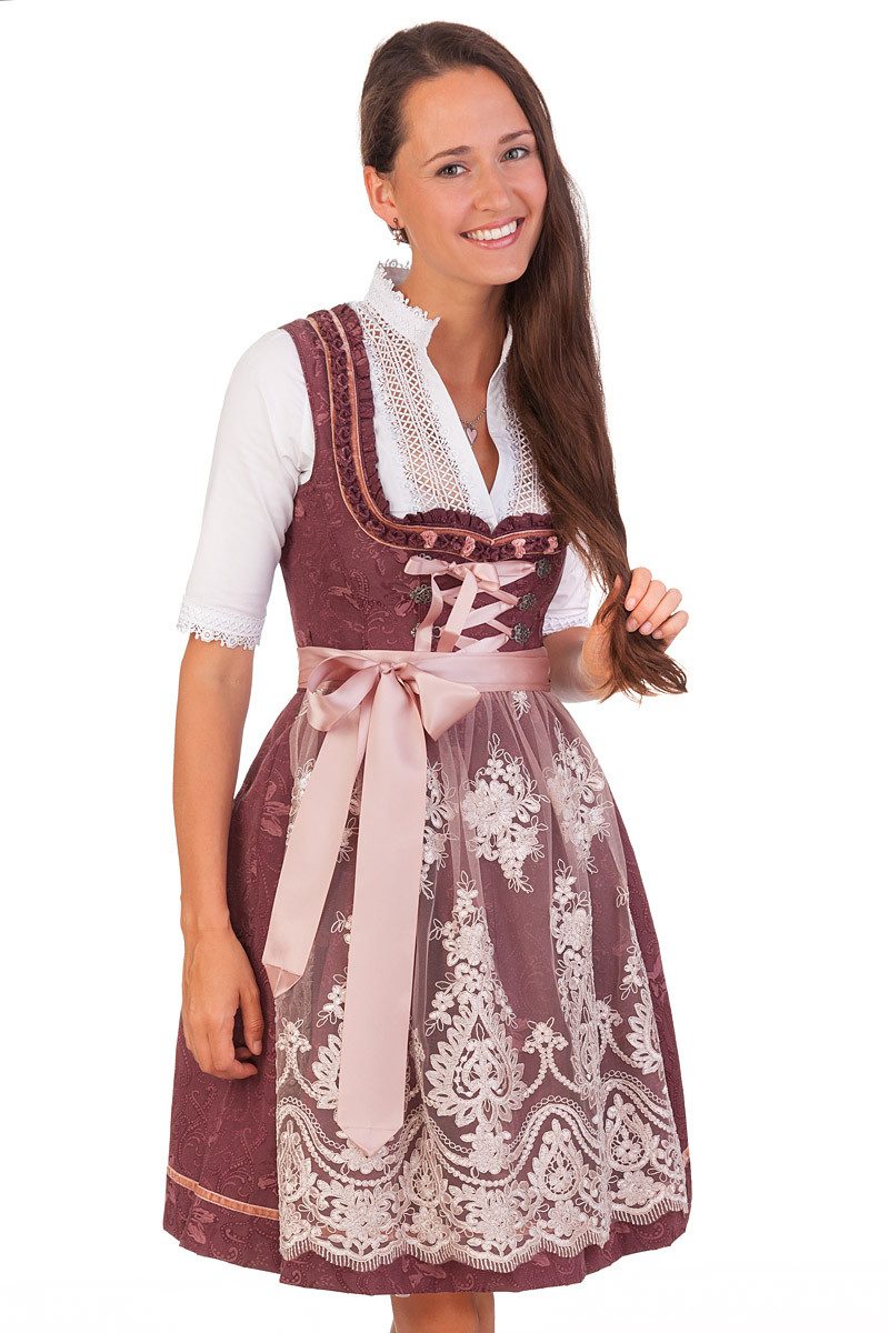 Dirndl Midi Dirndl 2tlg. - FOMANA - pflaume