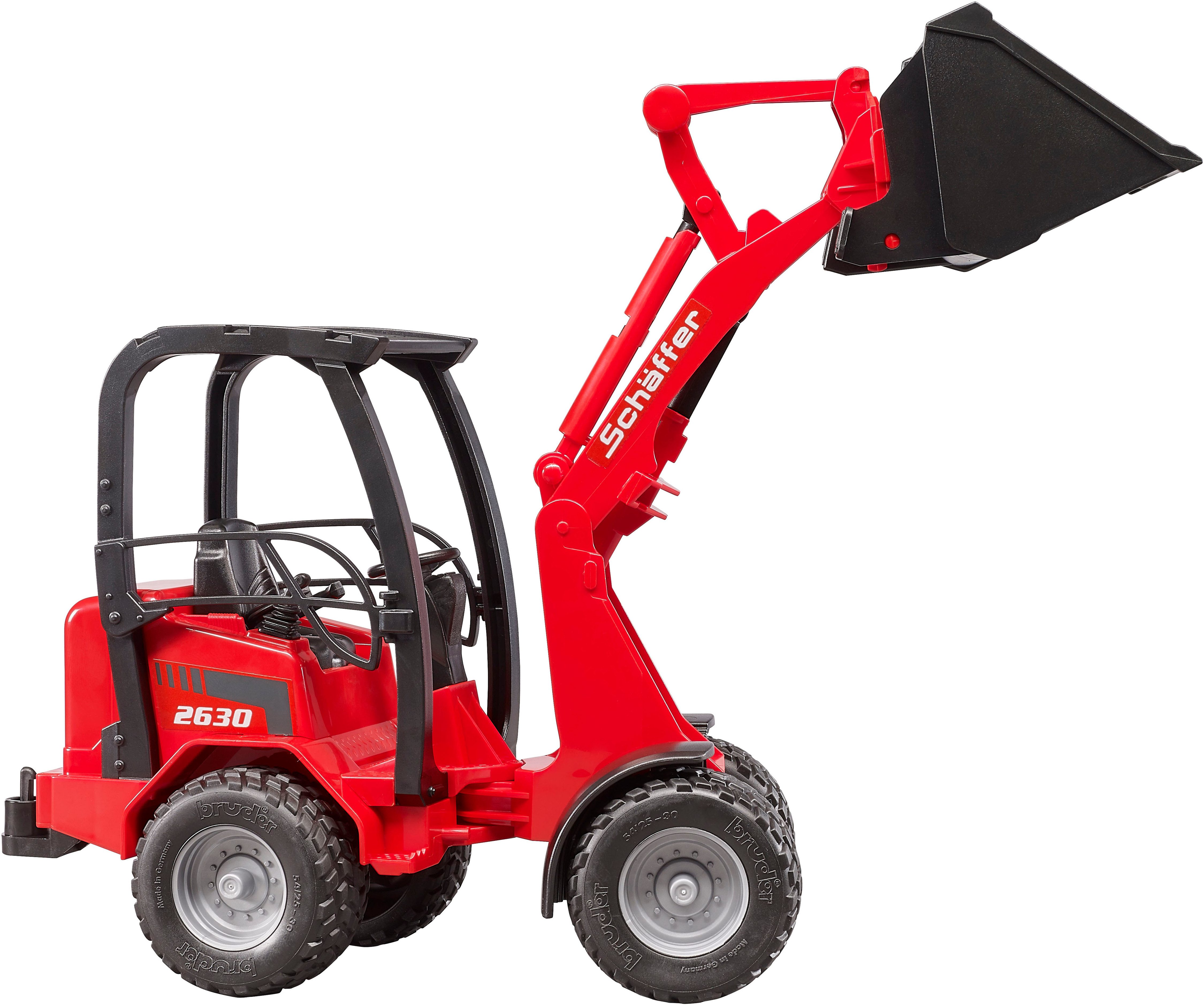 Bruder® Spielzeug-Bagger Schäffer Hoflader 2034 (02190), Made in Europe