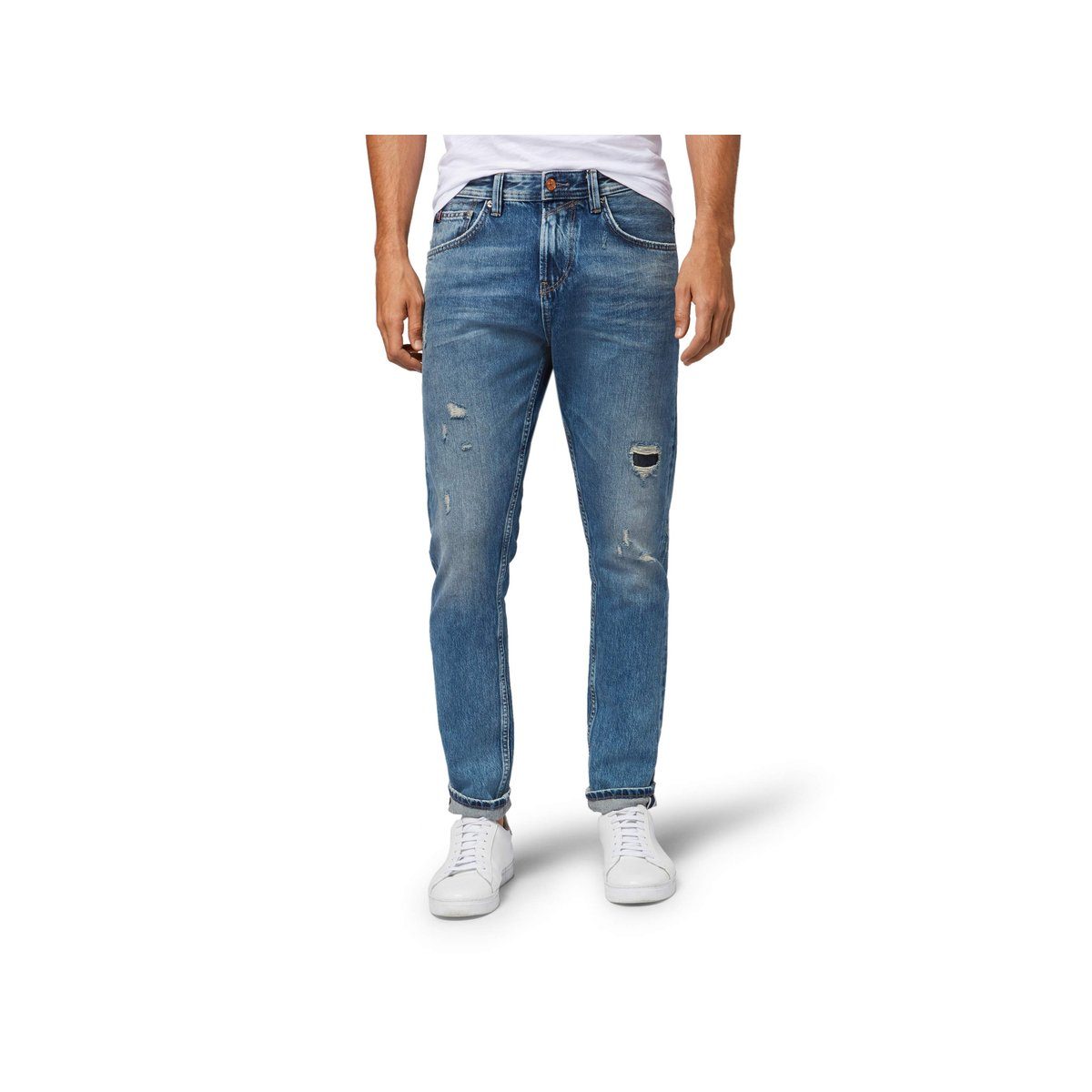 TOM TAILOR 5-Pocket-Jeans uni regular (1-tlg)