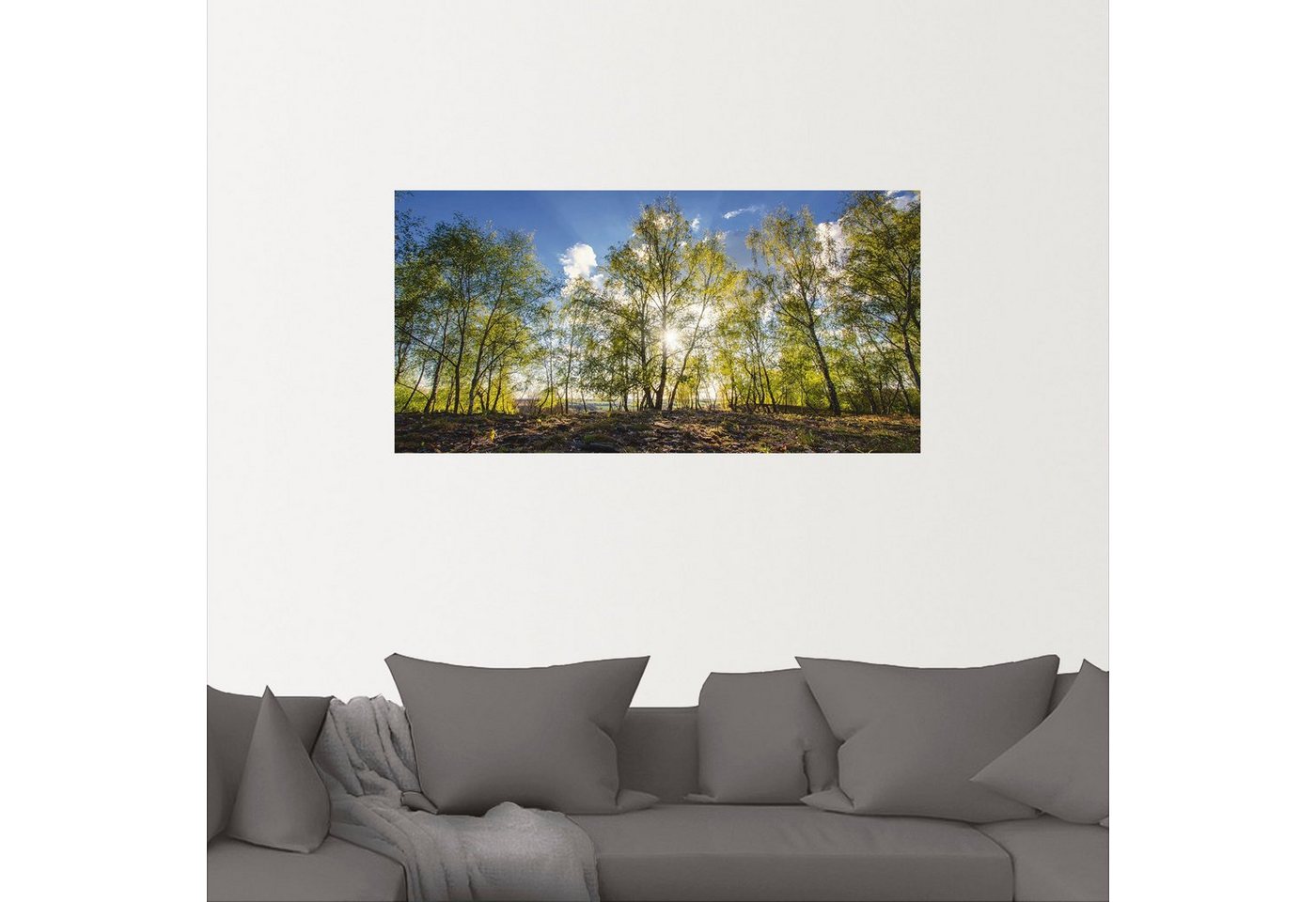 Artland Wandbild »Frühlingssonne«, Wald (1 Stück)-kaufen