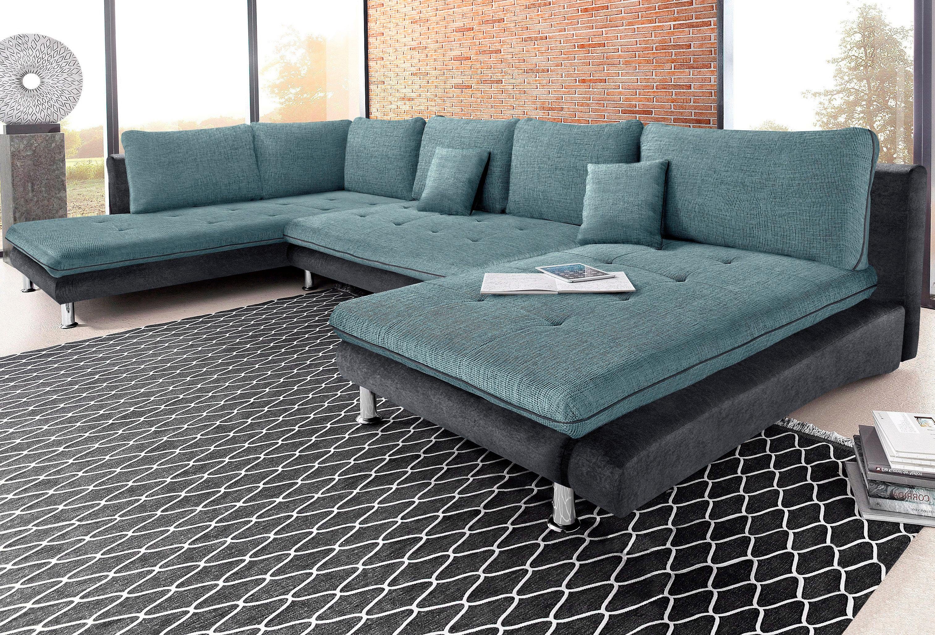 Wohnlandschaft, Sit & More, wahlweise mit Bettfunktion ...
