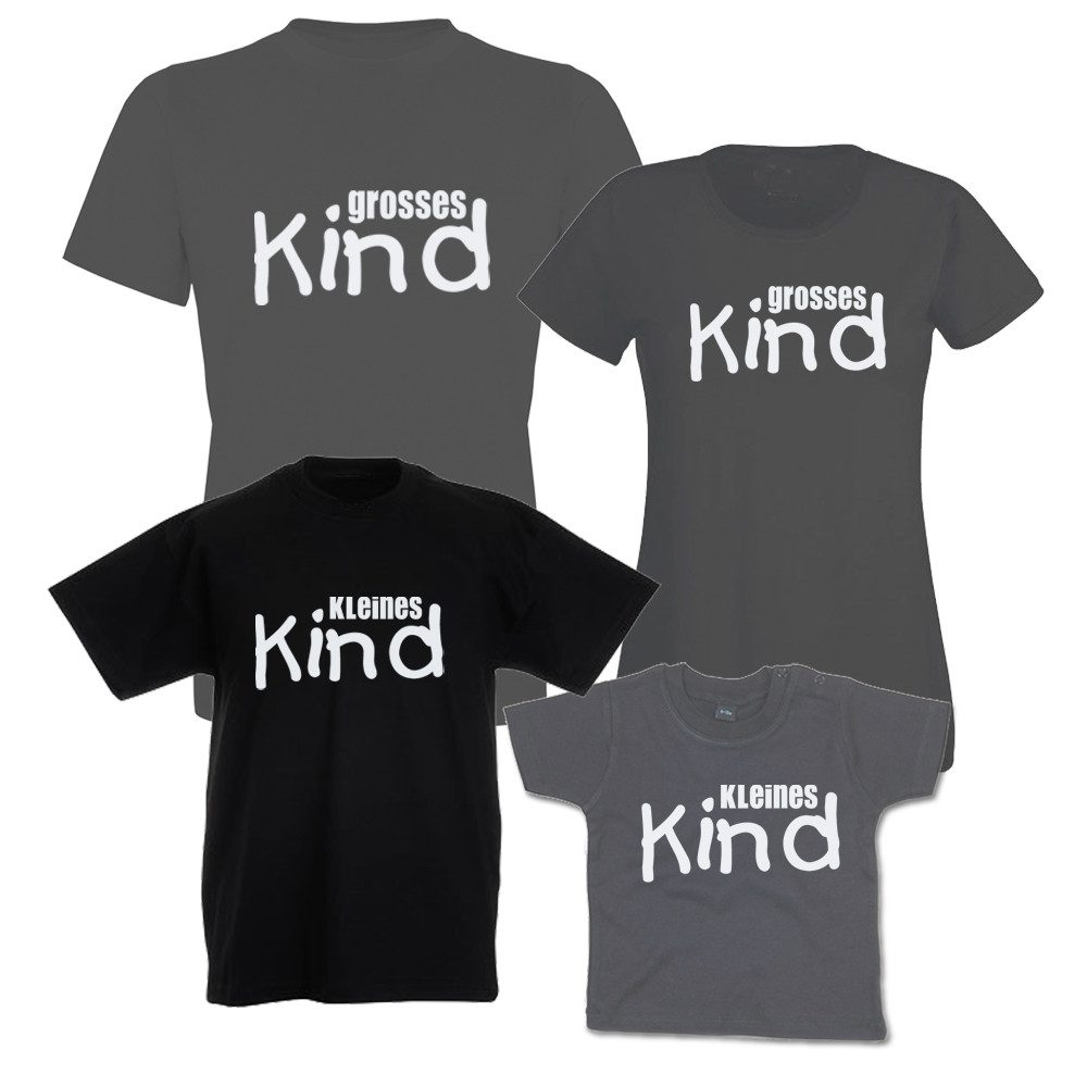 G-graphics T-Shirt Grosses Kind & Kleines Kind (Familienset, Einzelteile zum selbst zusammenstellen) Kinder- & Erwachsenen-T-Shirt-Set mit Frontprint