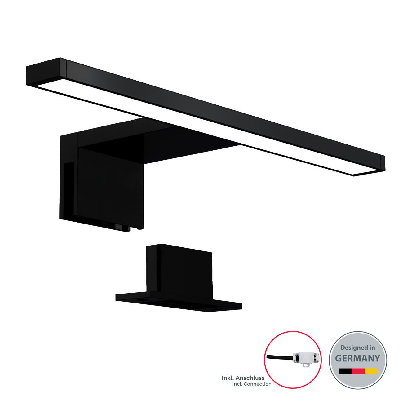 B.K.Licht Wandleuchte Badleuchte LED Spiegelleuchte Badezimmer IP44 230V ch günstig online kaufen