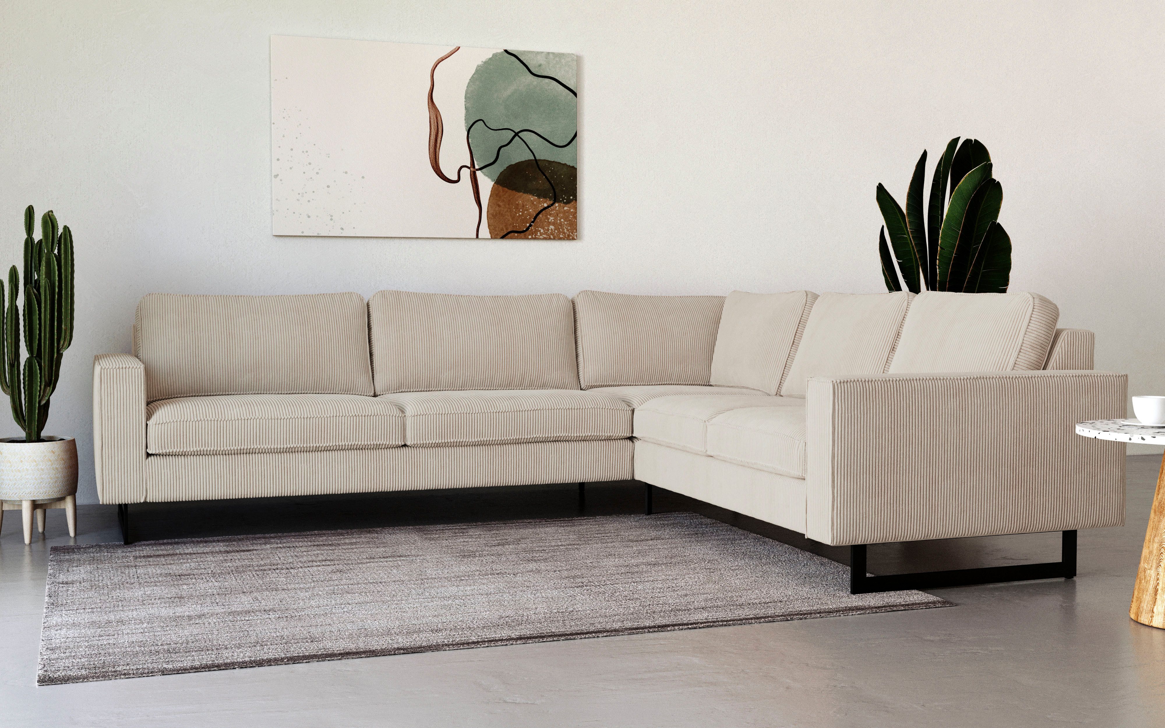 Places of Style Ecksofa Pinto, XXL, günstig online kaufen