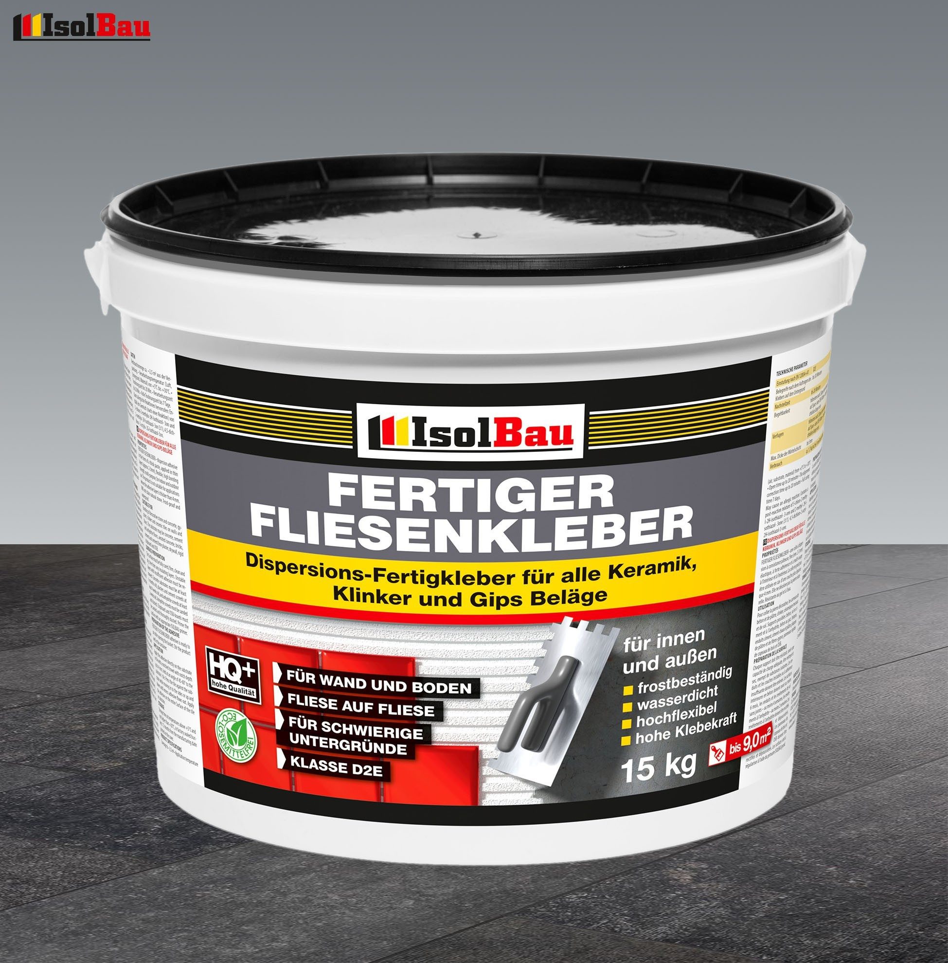 None Fliesenkleber Fliesenkleber Dispersionskleber 15 kg OSB, Spanplatten, Ölfarben