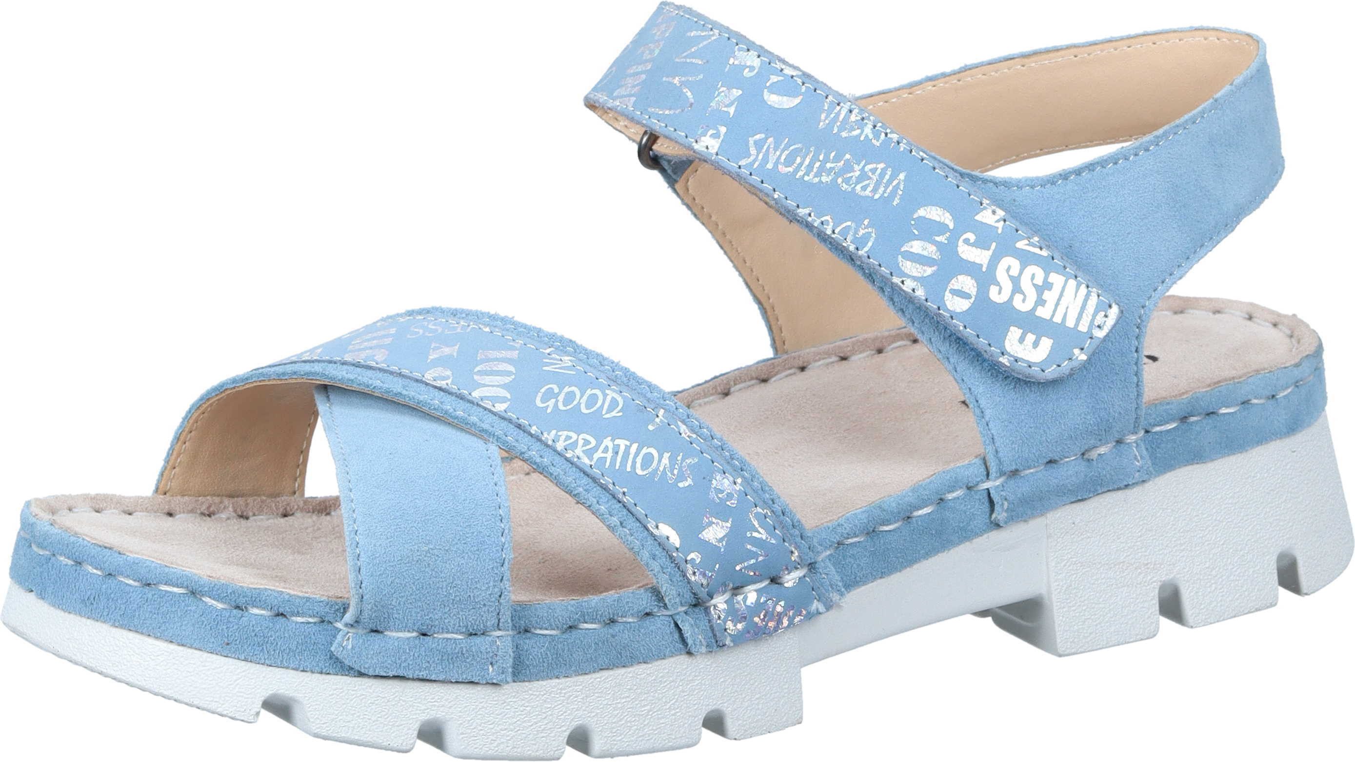 Comfortabel Sandaletten Sandalette aus Veloursleder