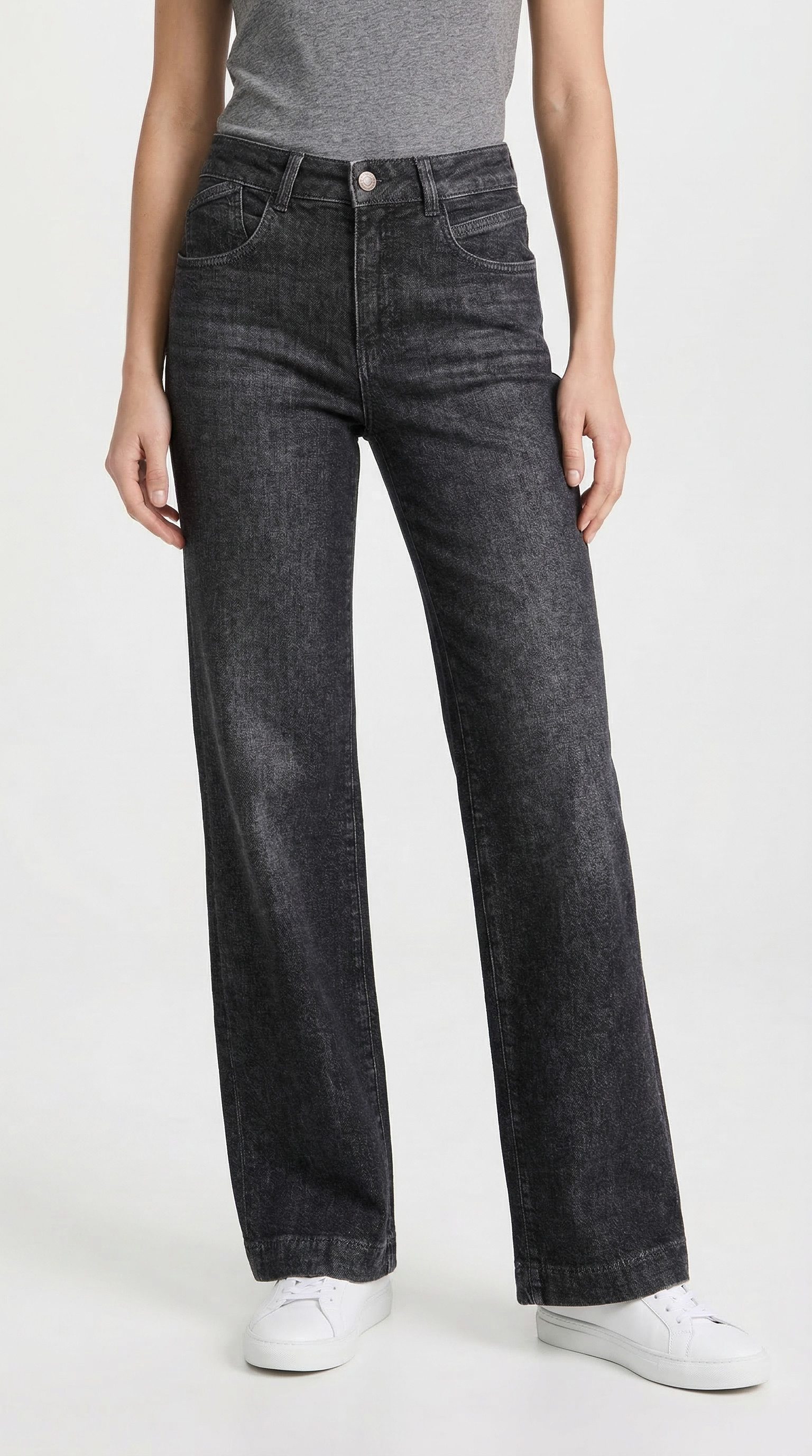 MAC Jerseyhose Shirt-Hose Palazzo Cropped