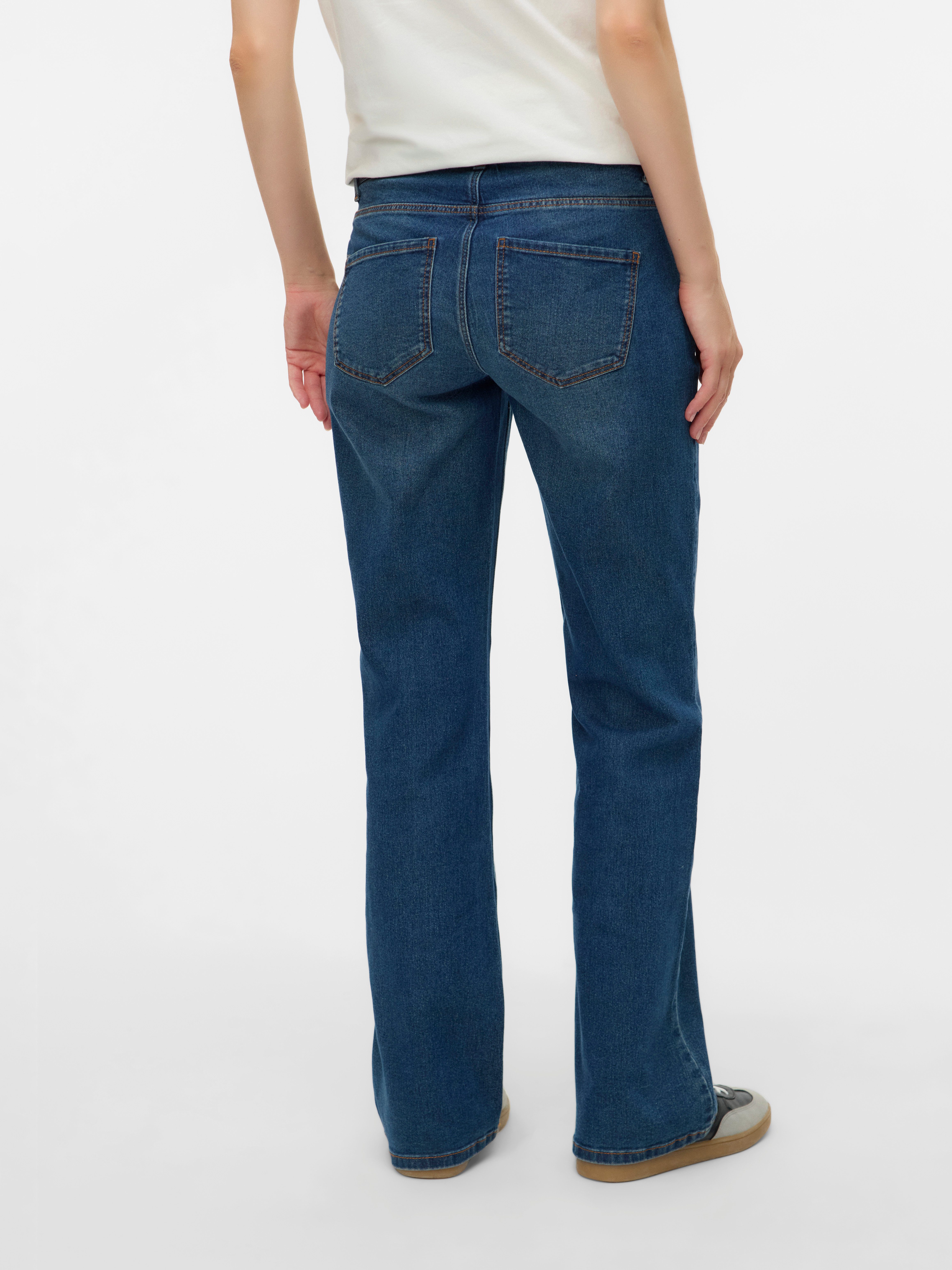 Mamalicious Umstandsjeans MLEDINA FLARED DB JEANS NOOS