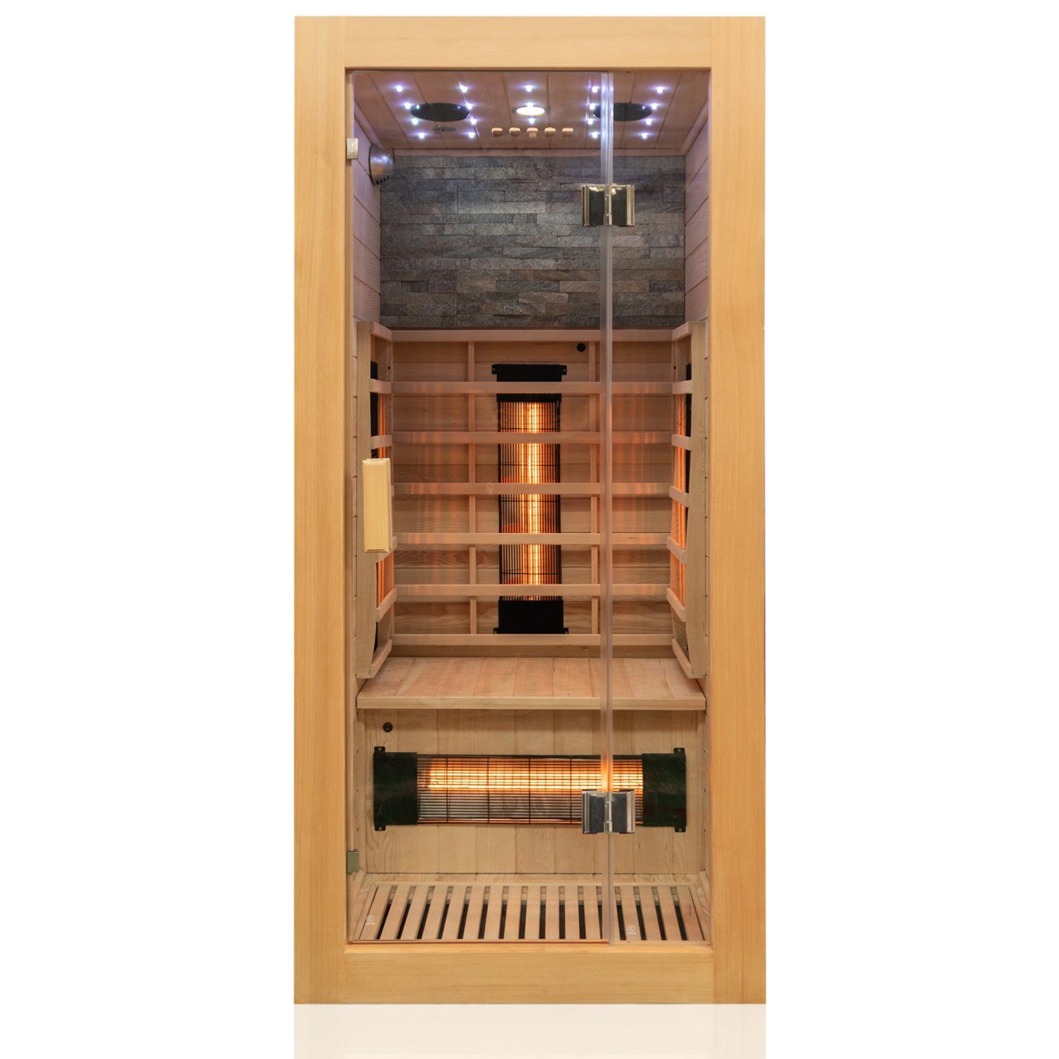 Dewello Infrarotkabine MILTON 90 Wärmekabine, bis zu 1 Personen, 4 Vollspek günstig online kaufen